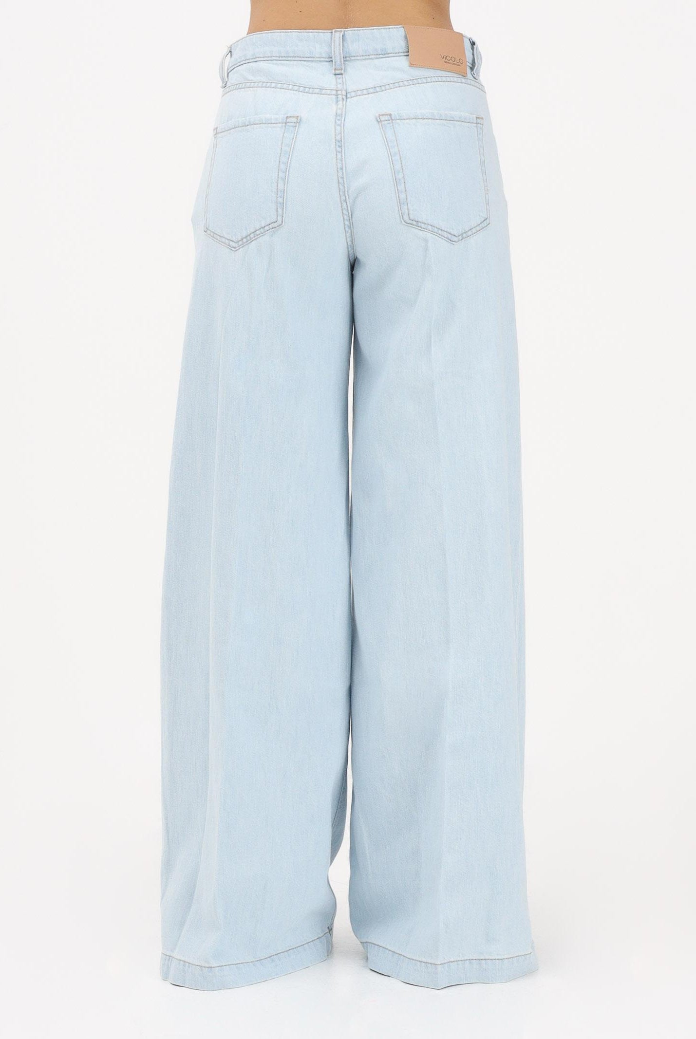 VICOLO Jeans Madison in denim chiaro da donna DAB5023 DE CH VICOLO