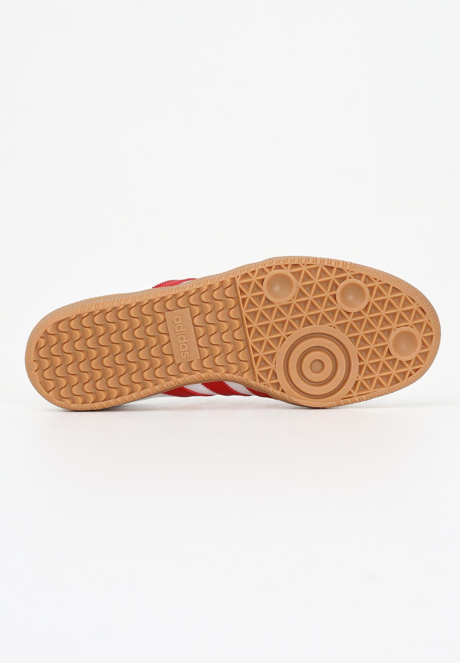 ADIDAS ORIGINALS Sneakers Samba OG bianche e rosse per uomo e donna JQ2833 . ADIDAS ORIGINALS