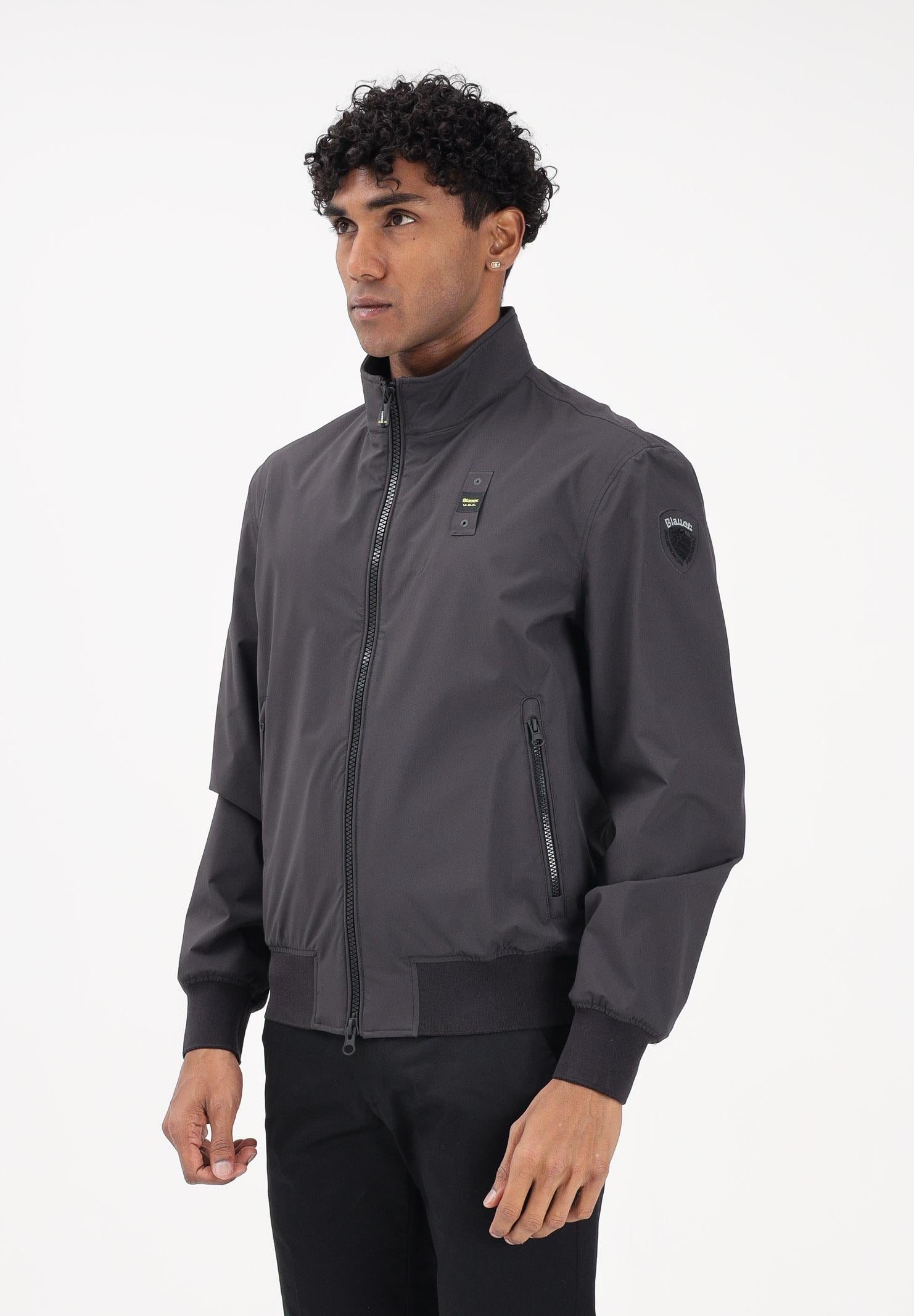 BLAUER Giacca a vento ANSON nera da uomo 26SBLUC11231-006787 999 BLAUER