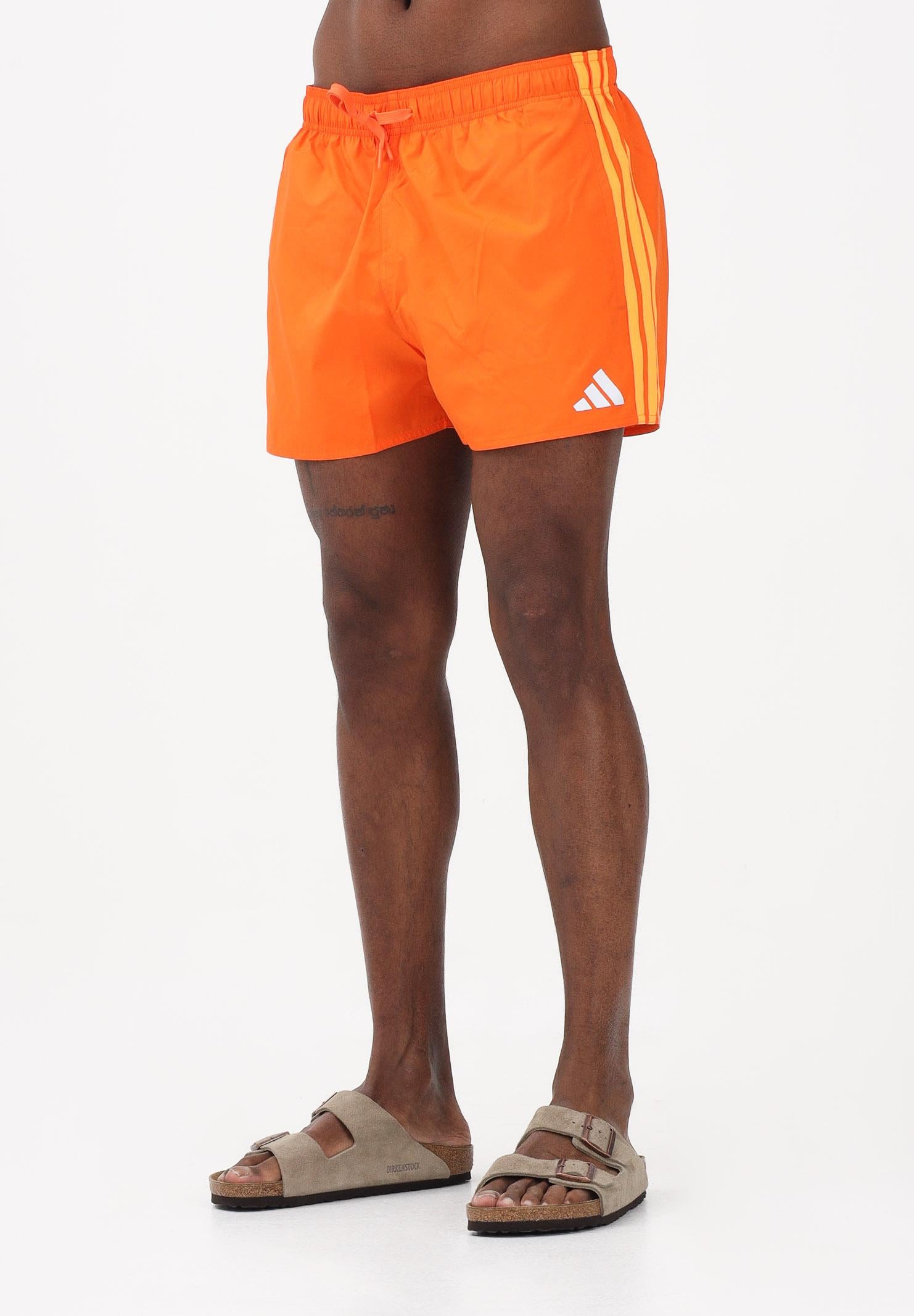ADIDAS PERFORMANCE Shorts mare 3 STRIPES arancione da uomo KA4909 . ADIDAS PERFORMANCE