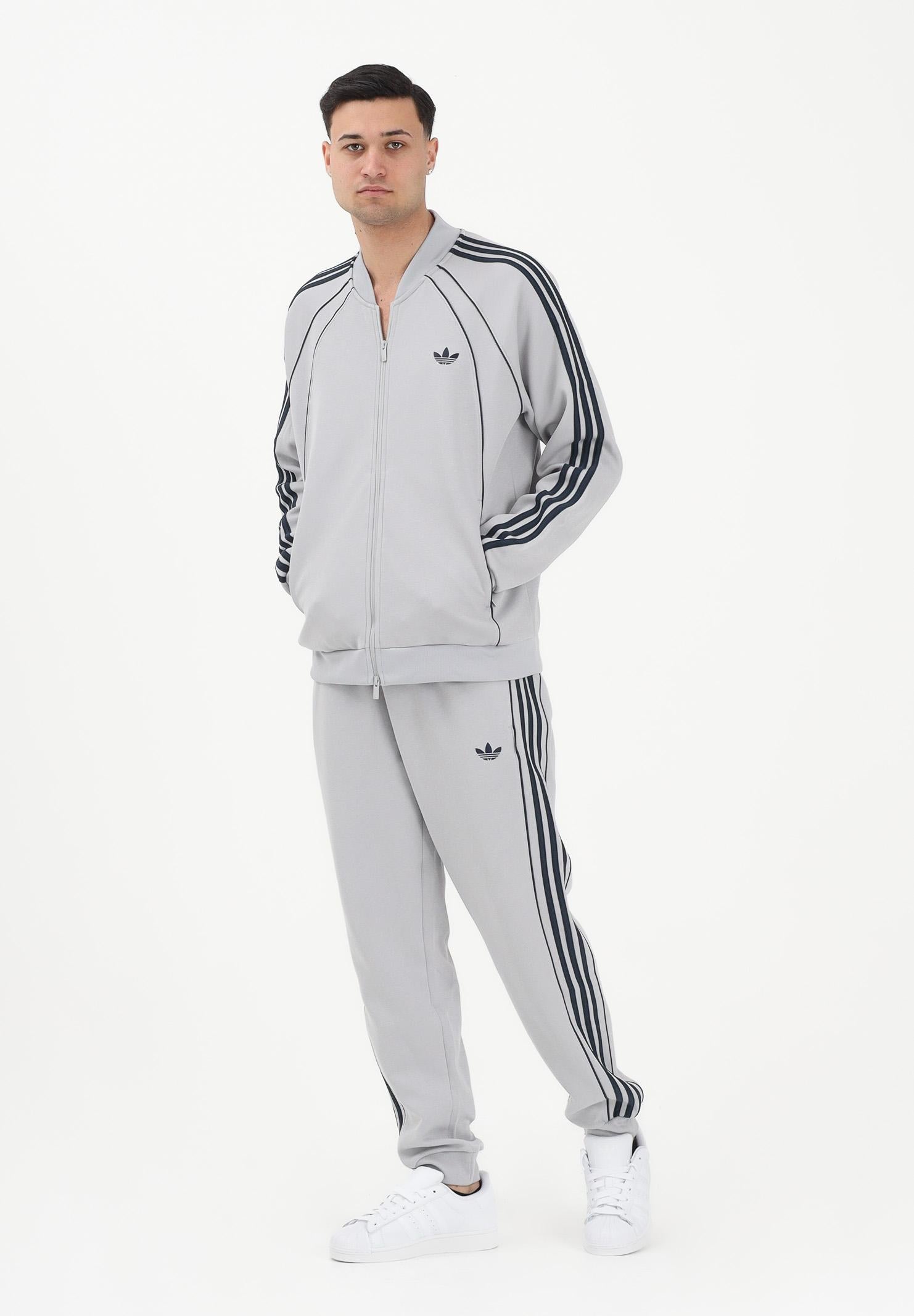 ADIDAS ORIGINALS Pantalone sportivo SST 2.0 grigio e blu da uomo KD5843 . ADIDAS ORIGINALS