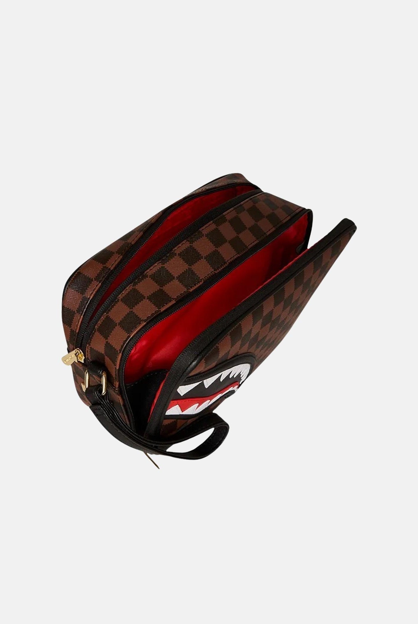 SPRAYGROUND Pochette Sawtooth Sharks In Paris marrone per uomo e donna 910B7840NSZ  SPRAYGROUND