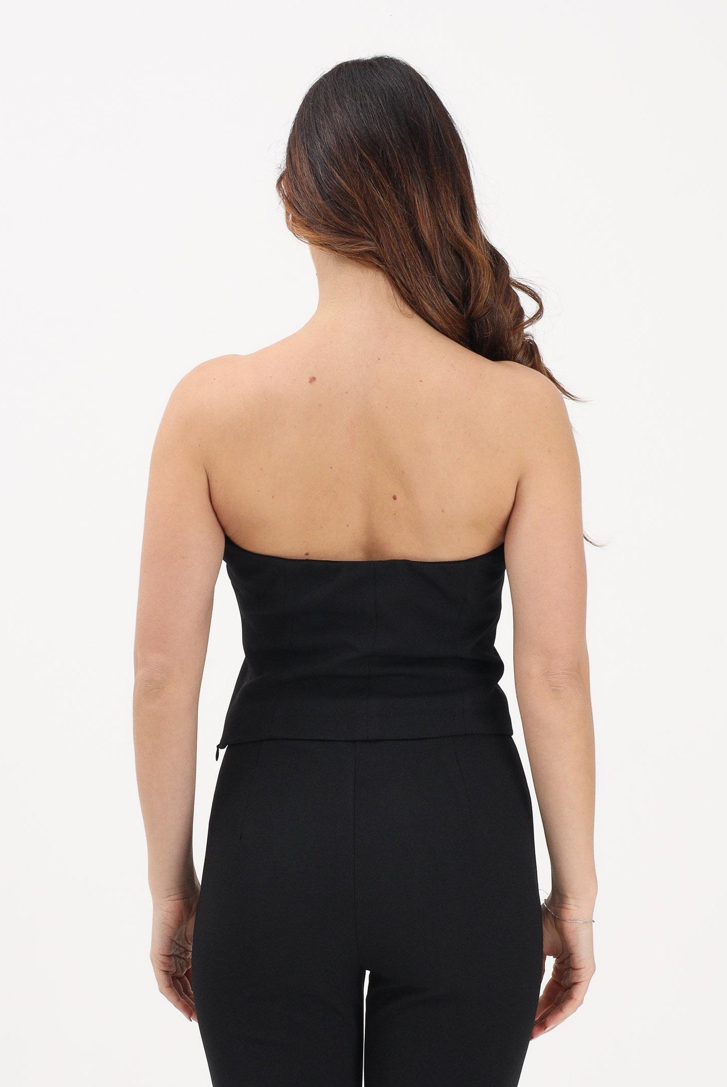 VICOLO Top bustier nero da donna TAB0028 A99 VICOLO