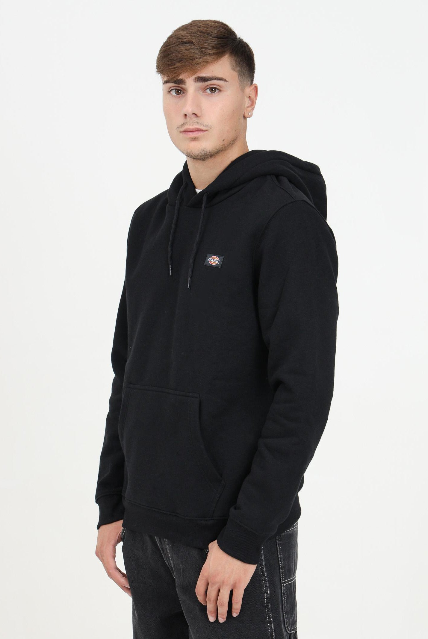 DICKIES Felpa con cappuccio Oakport nera da uomo DK0A4XCDBLK1 DIckies