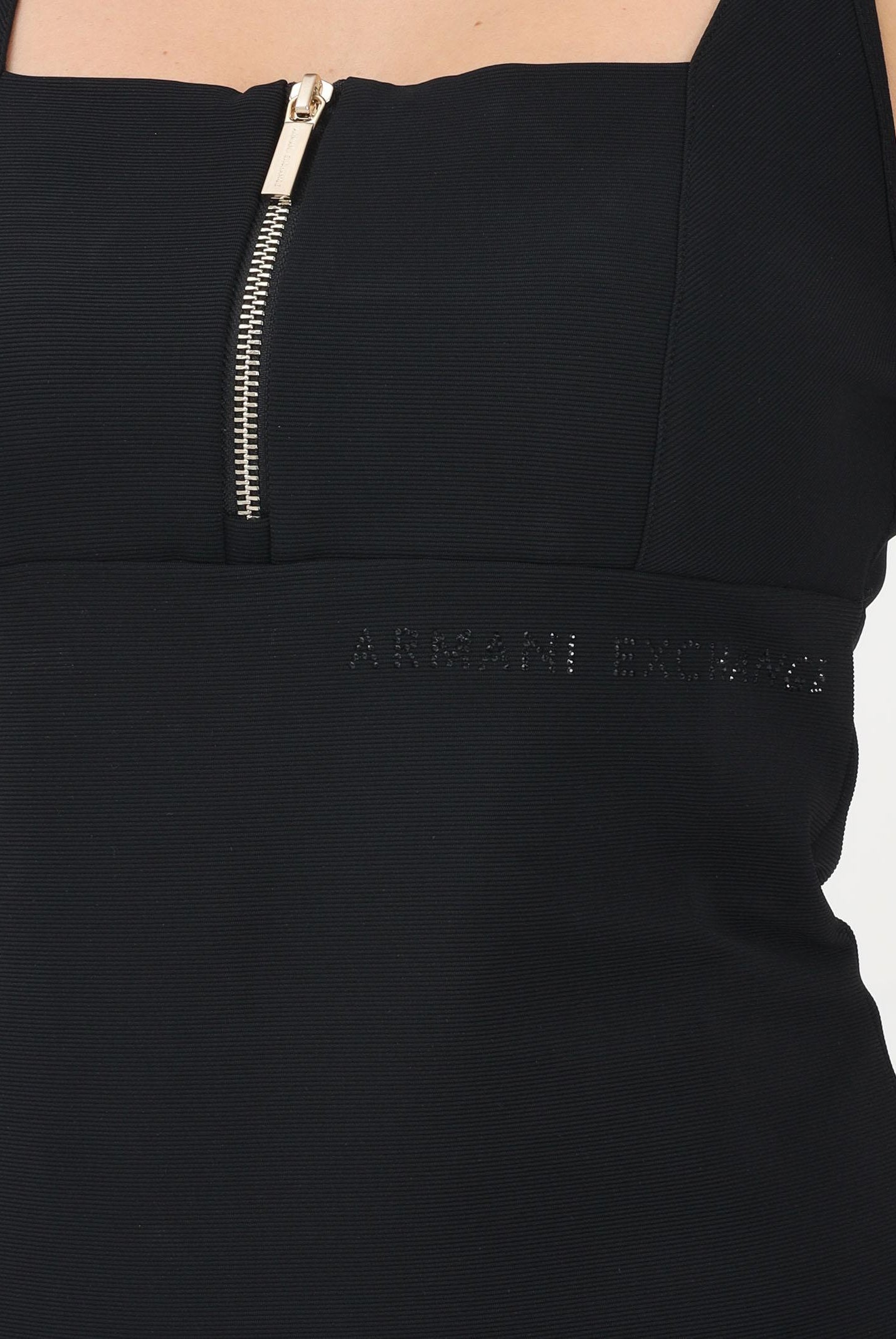 ARMANI EXCHANGE Abito midi nero da donna XW002056AF21295 UC001 ARMANI EXCHANGE