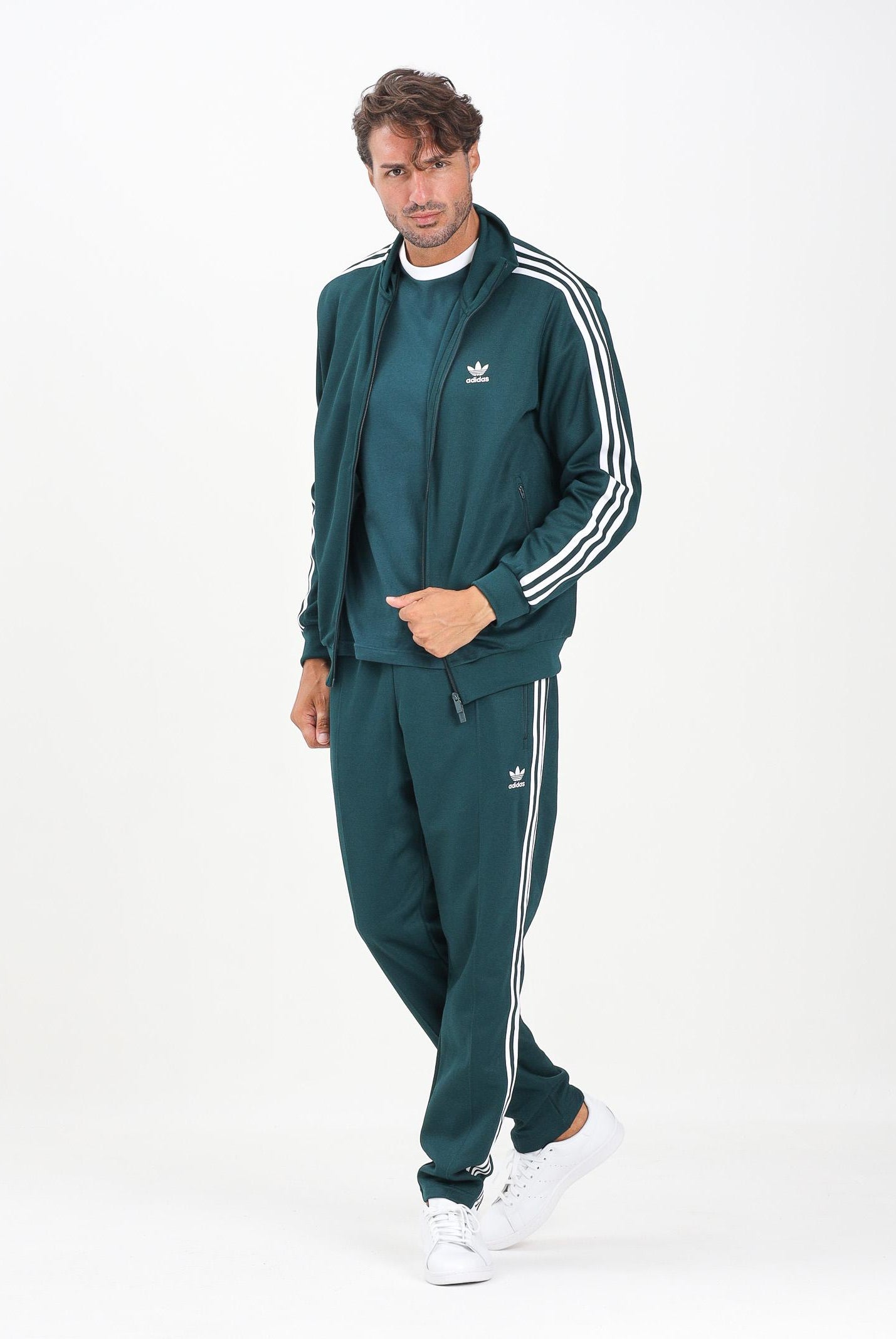 ADIDAS ORIGINALS Pantalone sportivo Adicolor Classics Beckenbauer verde da uomo JY1275 ADIDAS ORIGINALS