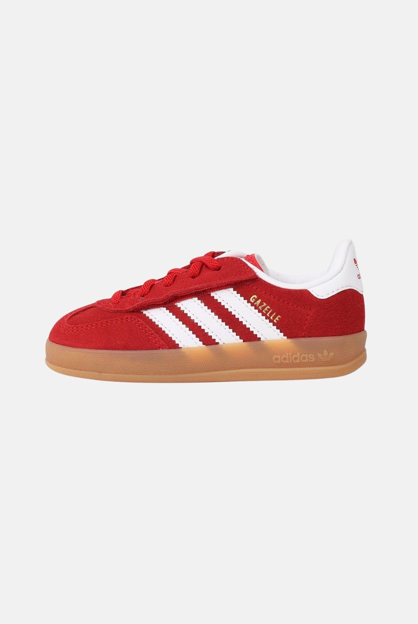 ADIDAS ORIGINALS Sneakers GAZELLE INDOOR rosse da neonato IH9132 . ADIDAS ORIGINALS
