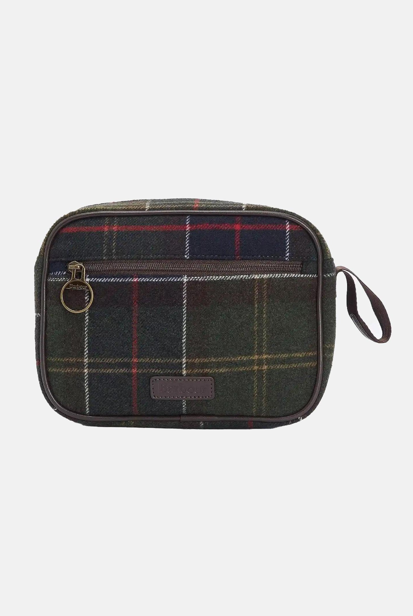 BARBOUR Pochette Allowhay in tartan verde per uomo e donna 252MLAC0331 OL91 BARBOUR