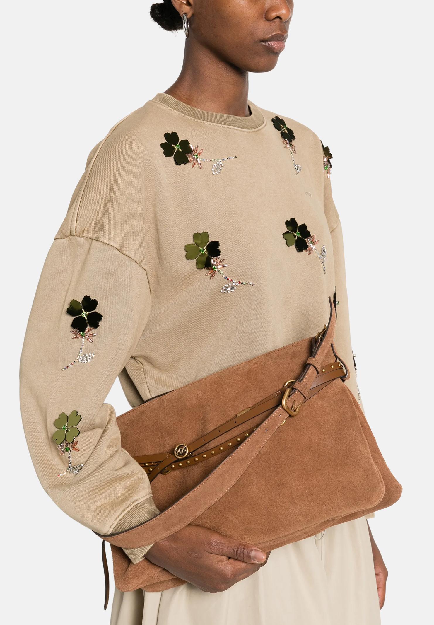 PINKO Shopper Belt Bag Big marrone da donna 105903A0F6 L17Q PINKO