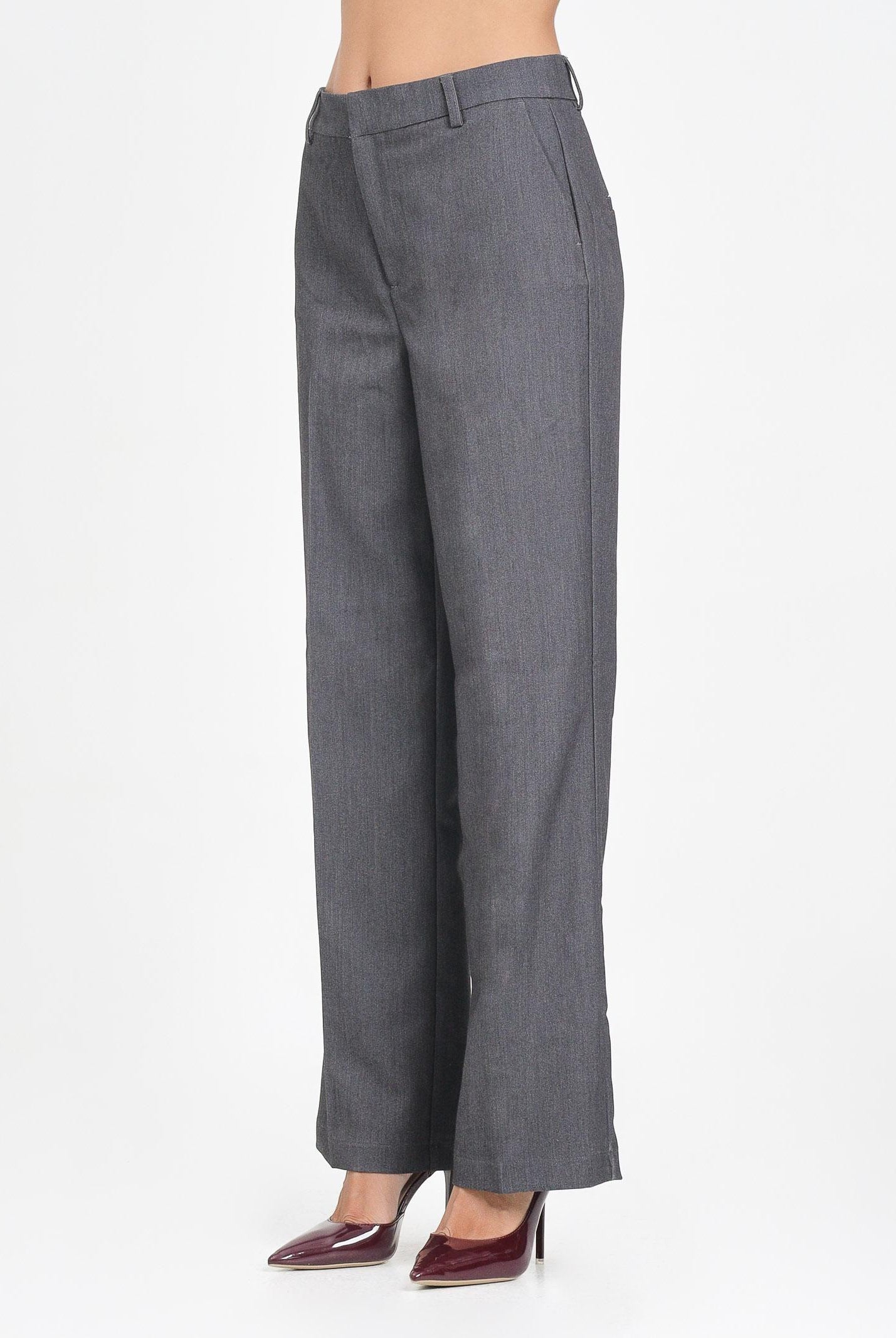 ONLY Pantalone elegante grigio da donna 15318089 DarkGreyMel ONLY