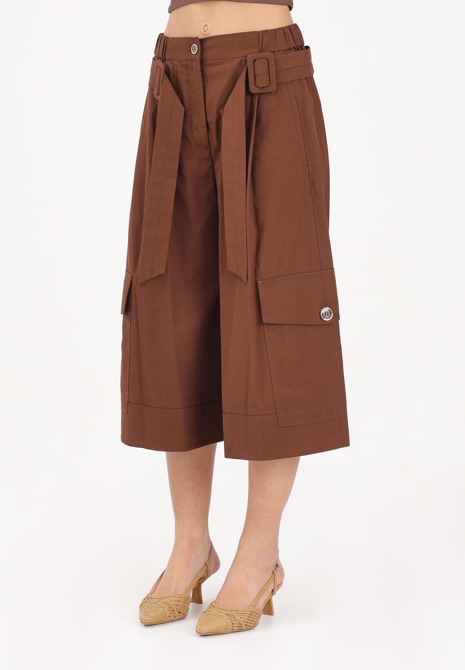 PINKO Bermuda PATRICIA marrone da donna 106152A2ER L78 PINKO