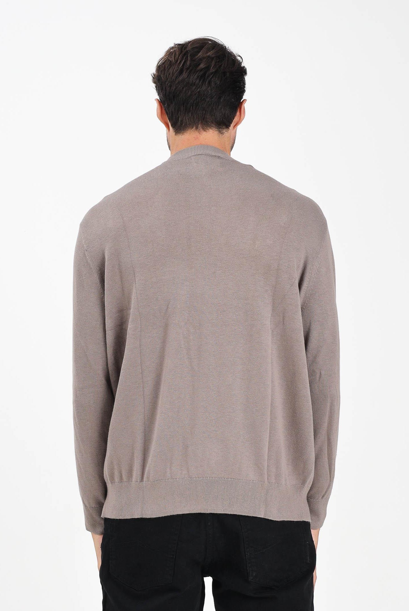 ARMANI EXCHANGE Maglioncino girocollo marrone da uomo XM000338AF12291 U6107 ARMANI EXCHANGE