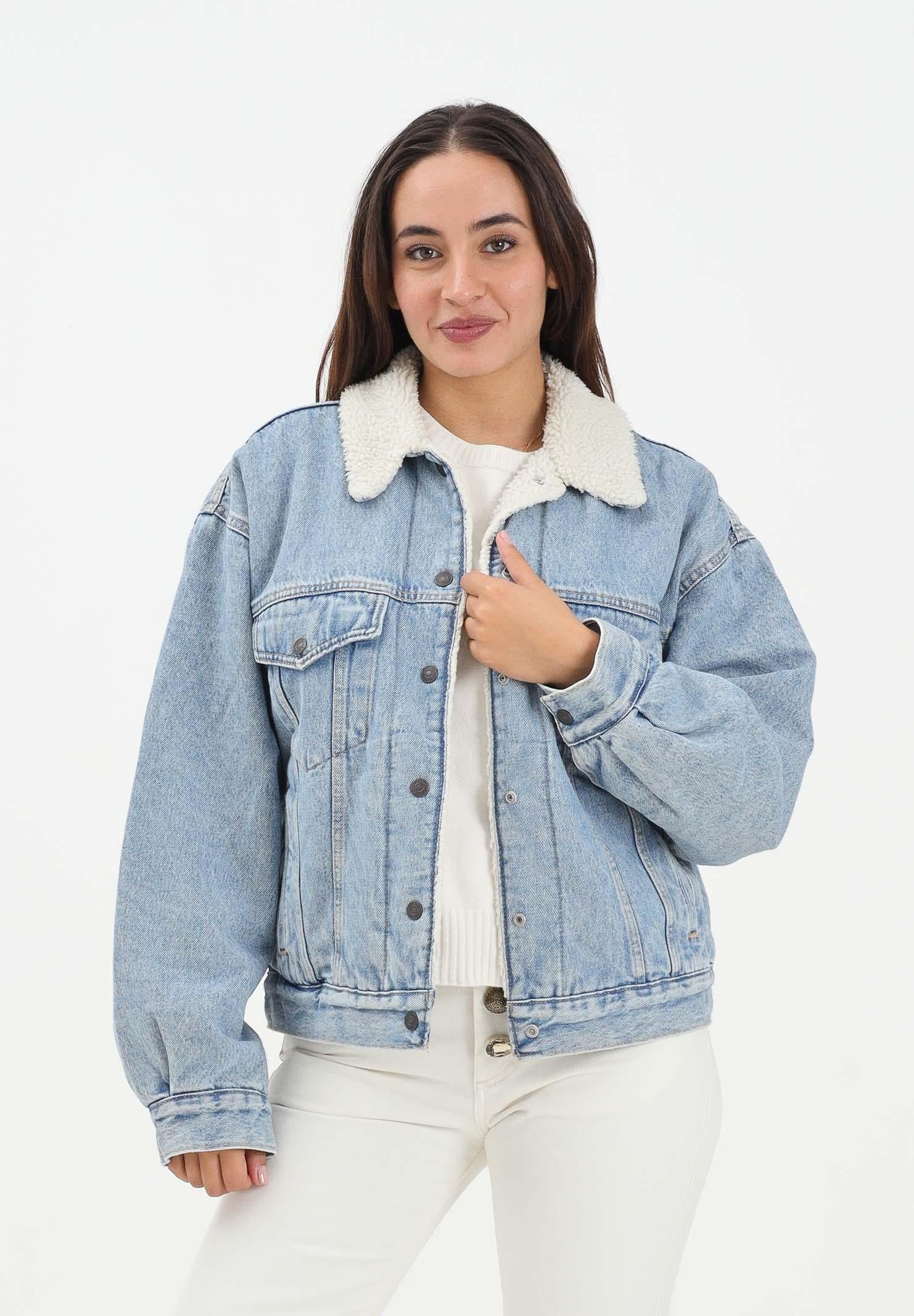 LEVI'S® Montone Sherpa Trucker anni '90 in denim da donna A4435-0010 LEVI'S®