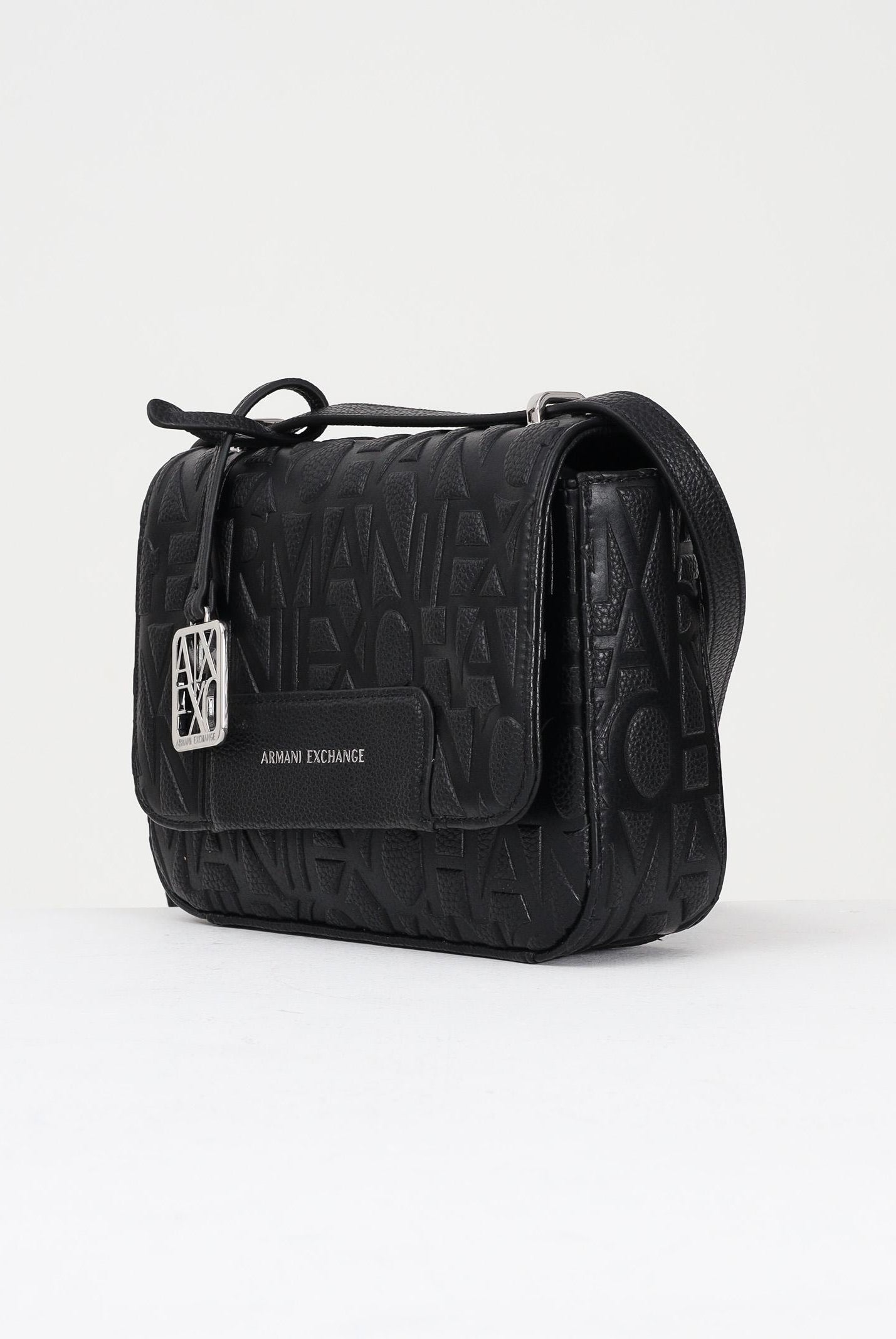 ARMANI EXCHANGE Borsa a tracolla nera da donna con logo XW001577AF15774 UC001 ARMANI EXCHANGE