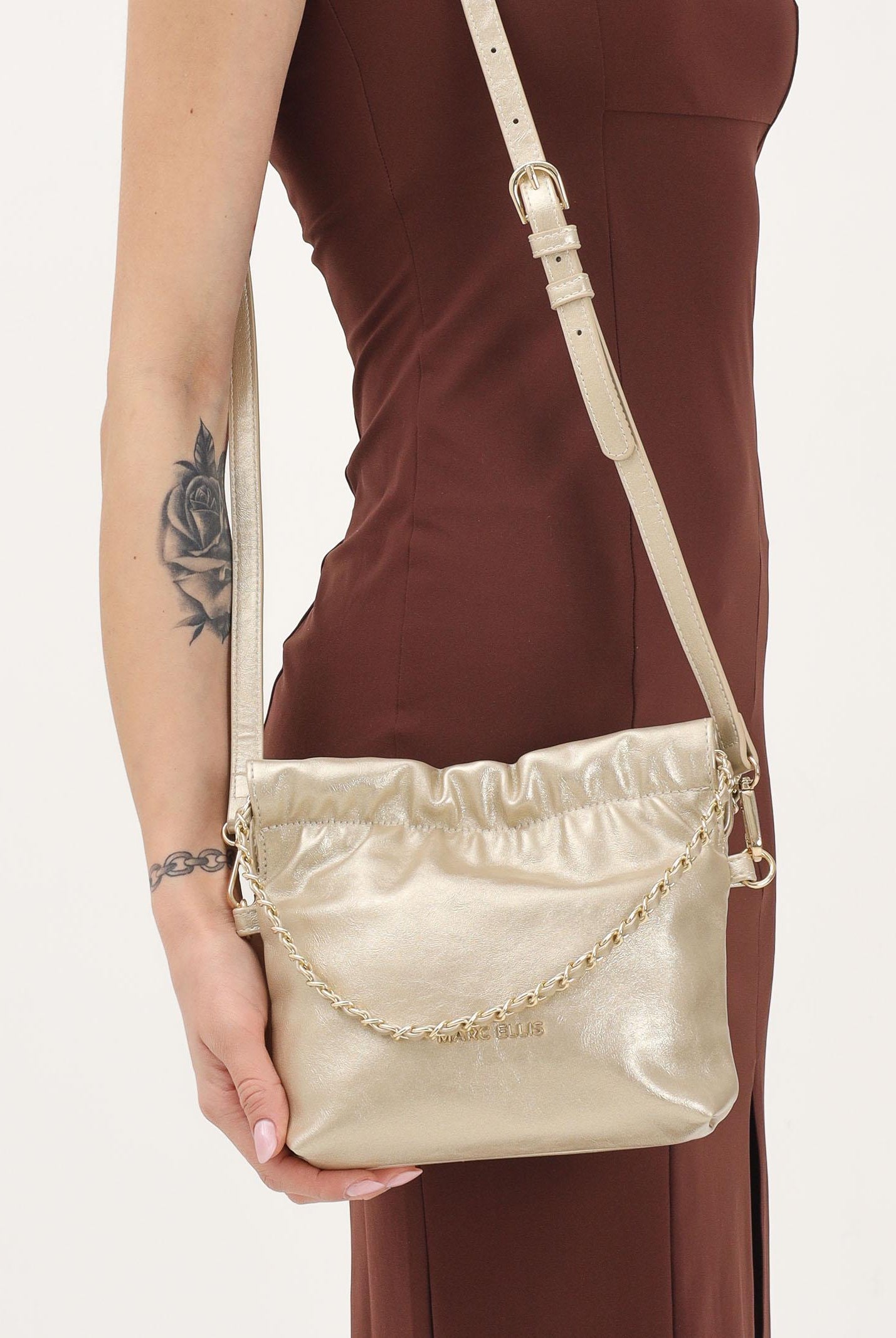 MARC ELLIS Borsa a spalla Ava Pearl oro da donna AVA-PEARL GO MARC ELLIS