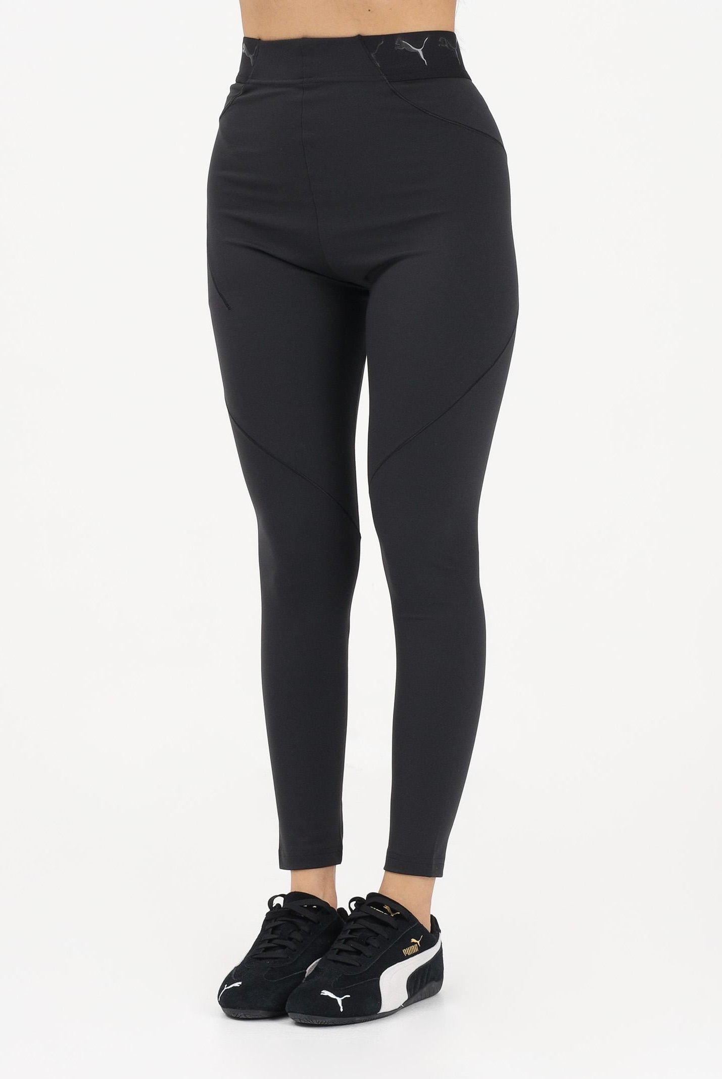 PUMA Leggings sportivo PUMATECH SENSE CLOUDSPUN nero da donna 634574 01 PUMA
