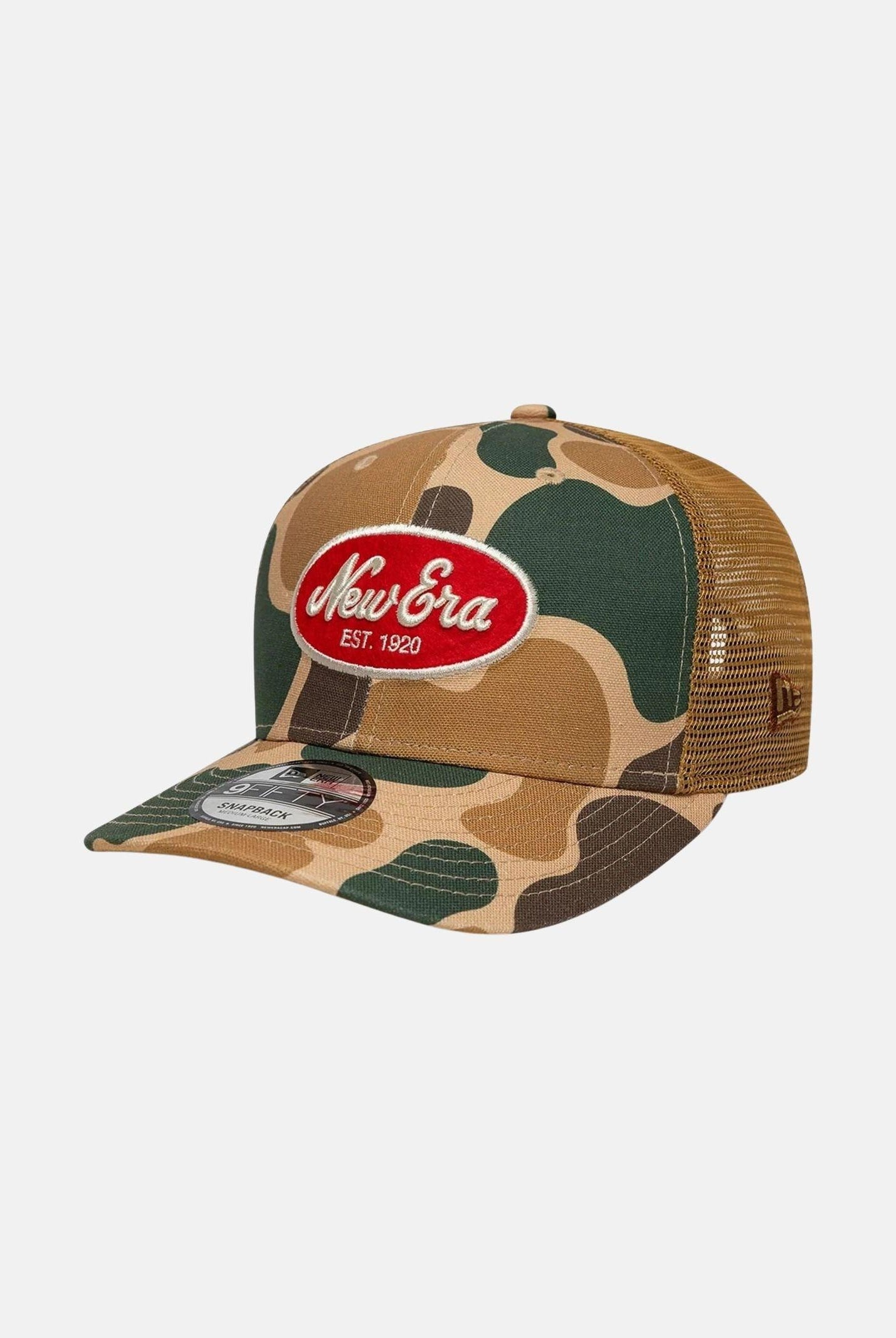 NEW ERA Cappello con visiera New Era Duck Camo 9FIFTY beige per uomo e donna 60856363 . NEW ERA