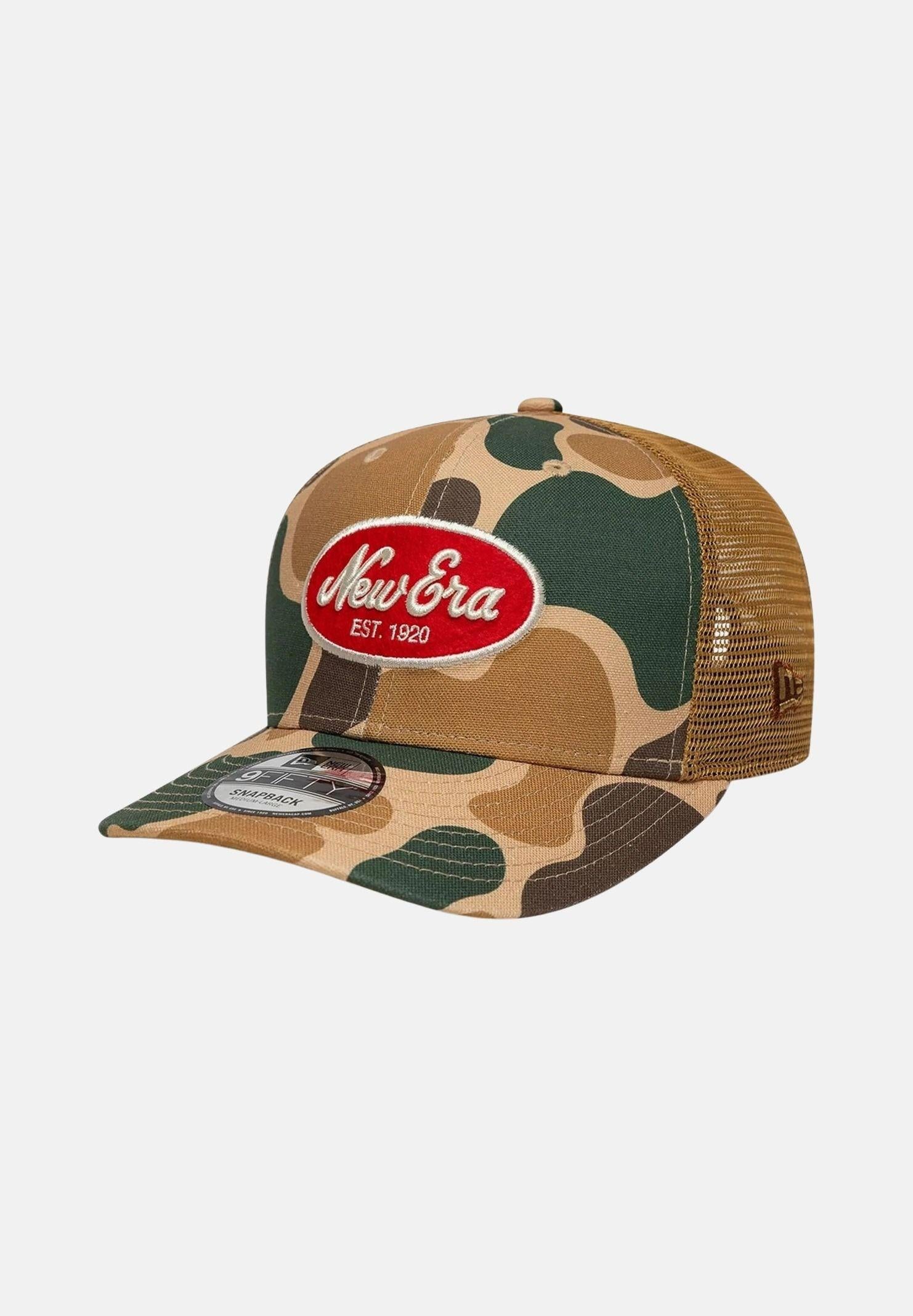 NEW ERA Cappello con visiera New Era Duck Camo 9FIFTY beige per uomo e donna 60856363 . NEW ERA