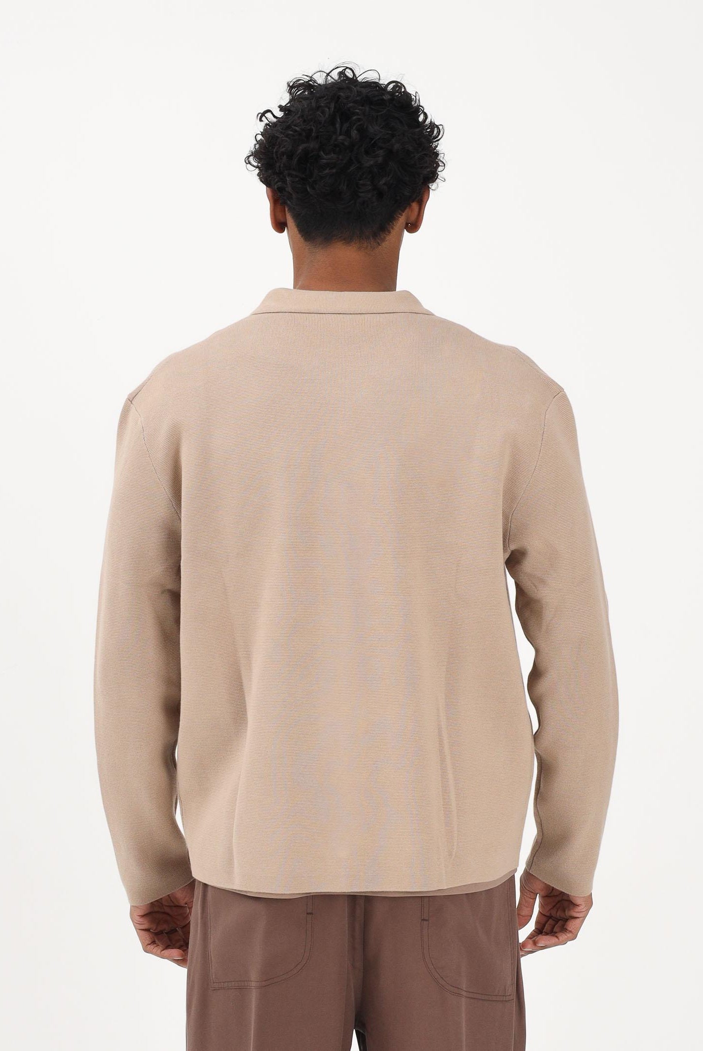 SELECTED HOMME Cardigan beige da uomo 16096549 SA SELECTED HOMME