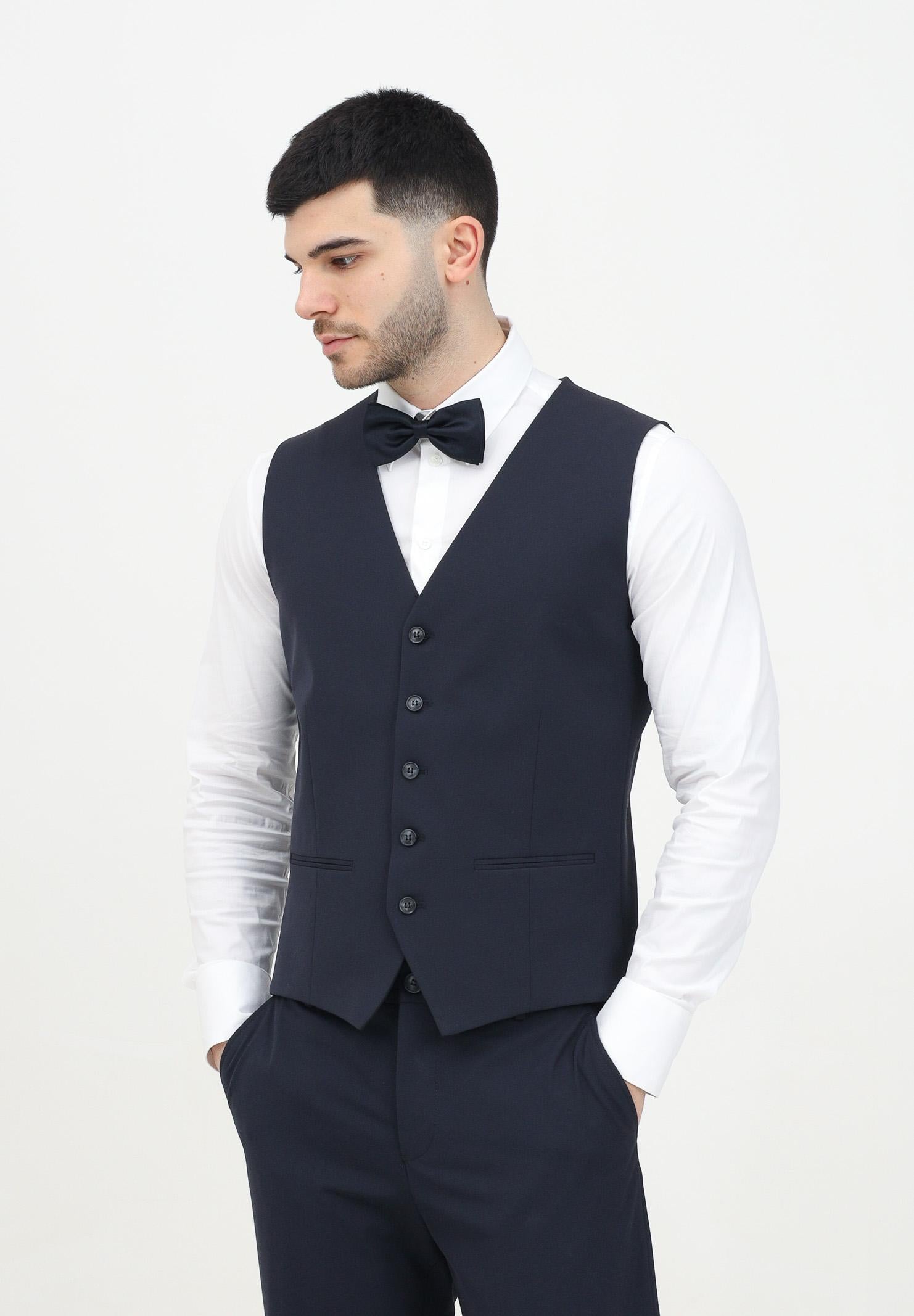 Gilet da uomo blu navy 16089406 NAVY BLAZER SELECTED HOMME