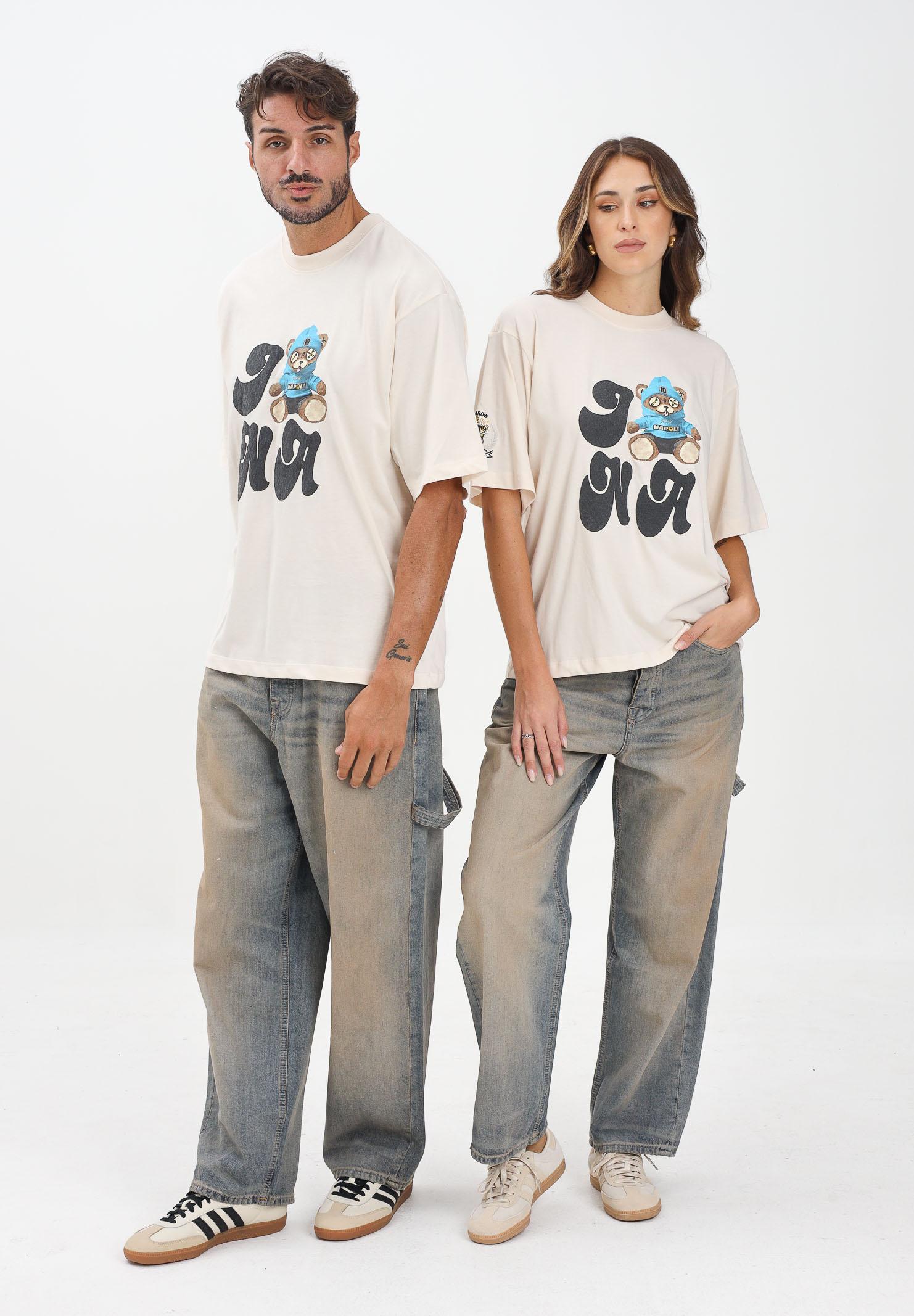 BARROW Jeans cargo in denim vintage per uomo e donna F5BWUADP021 400 BARROW