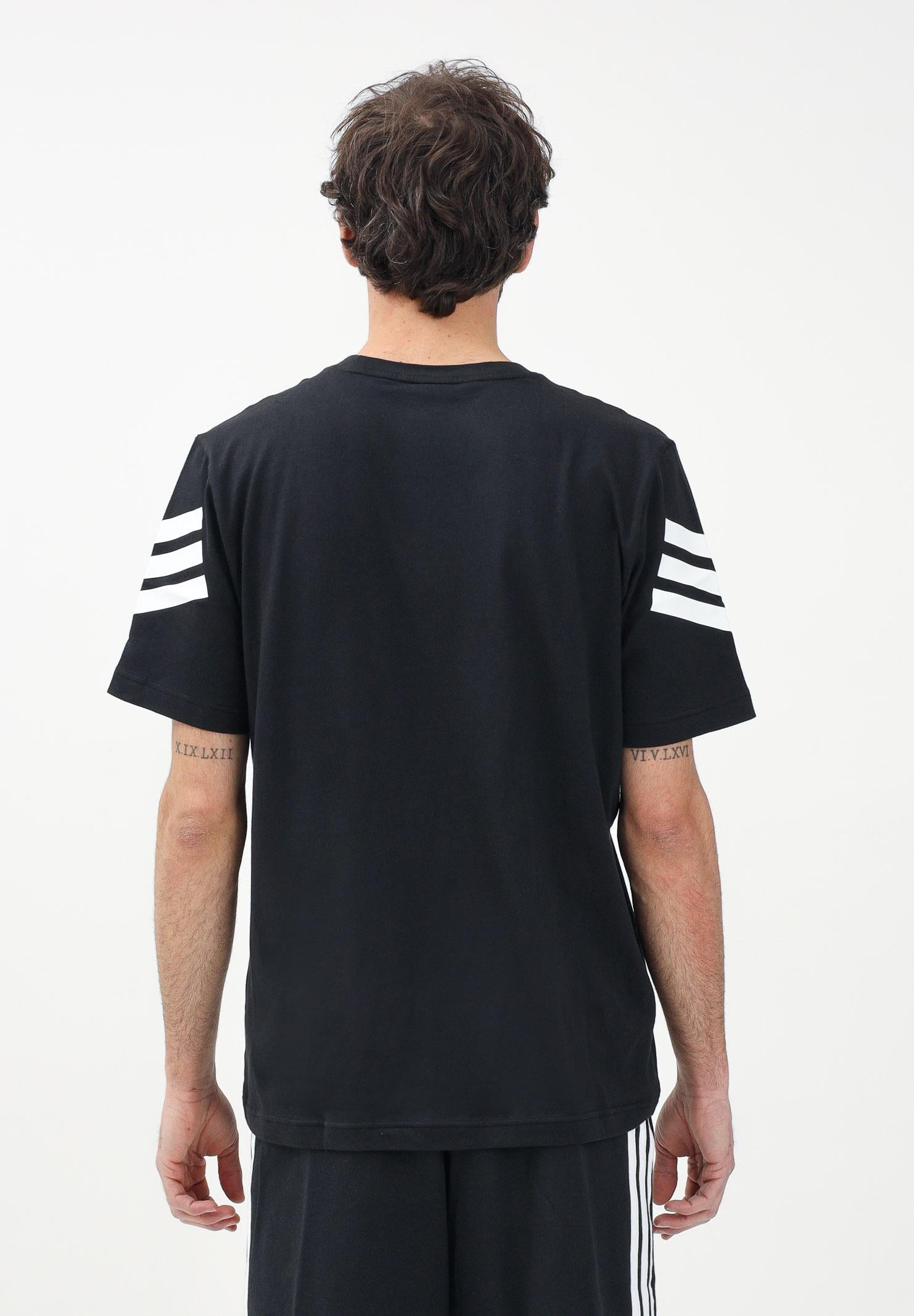 ADIDAS PERFORMANCE T-shirt a manica corta Future Icons 3-Stripes nera da uomo JD4877 . ADIDAS PERFORMANCE