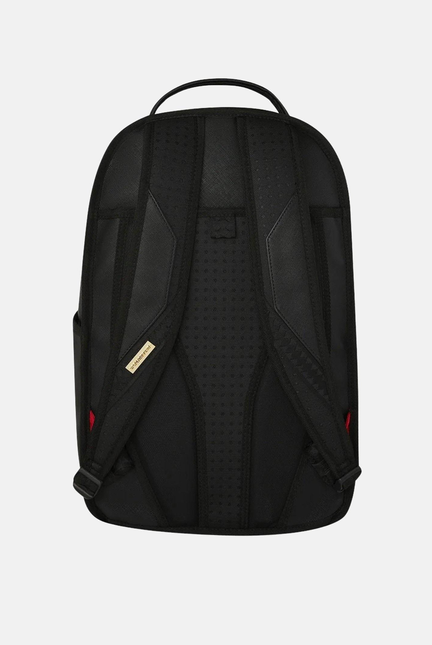 SPRAYGROUND Zaino GOLD AND DANGEROUS BACKPACK nero e oro per uomo e donna 910B8178NSZ . SPRAYGROUND