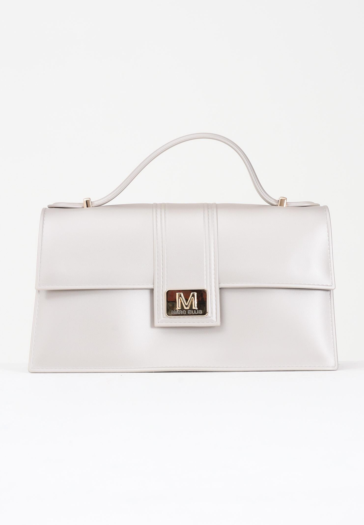MARC ELLIS Borsa a tracolla Flat Arrow M grigio perla da donna FLAT-ARROW-M TALIGO MARC ELLIS