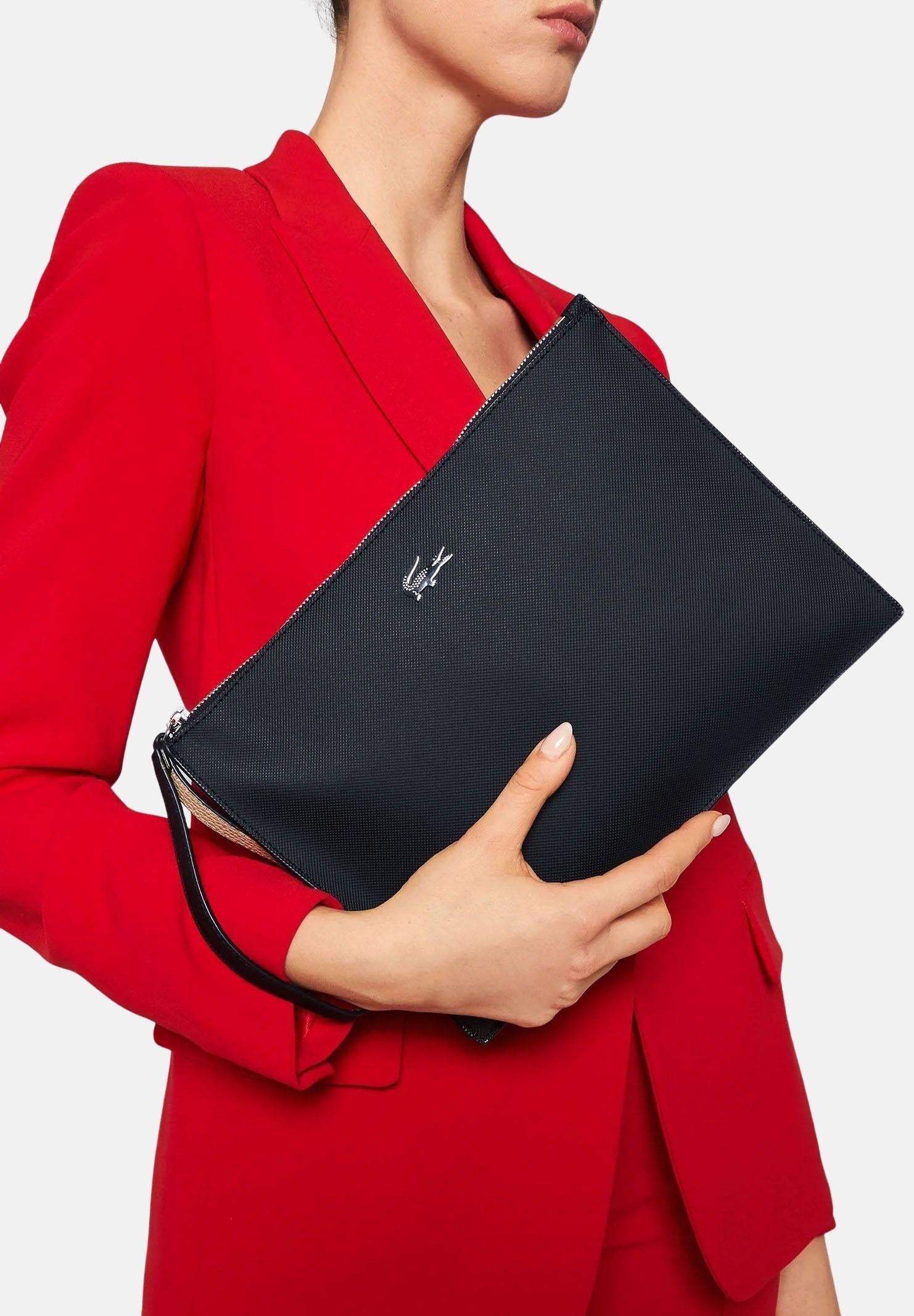 LACOSTE Pochette Anna nera da donna NF2791 A91 LACOSTE