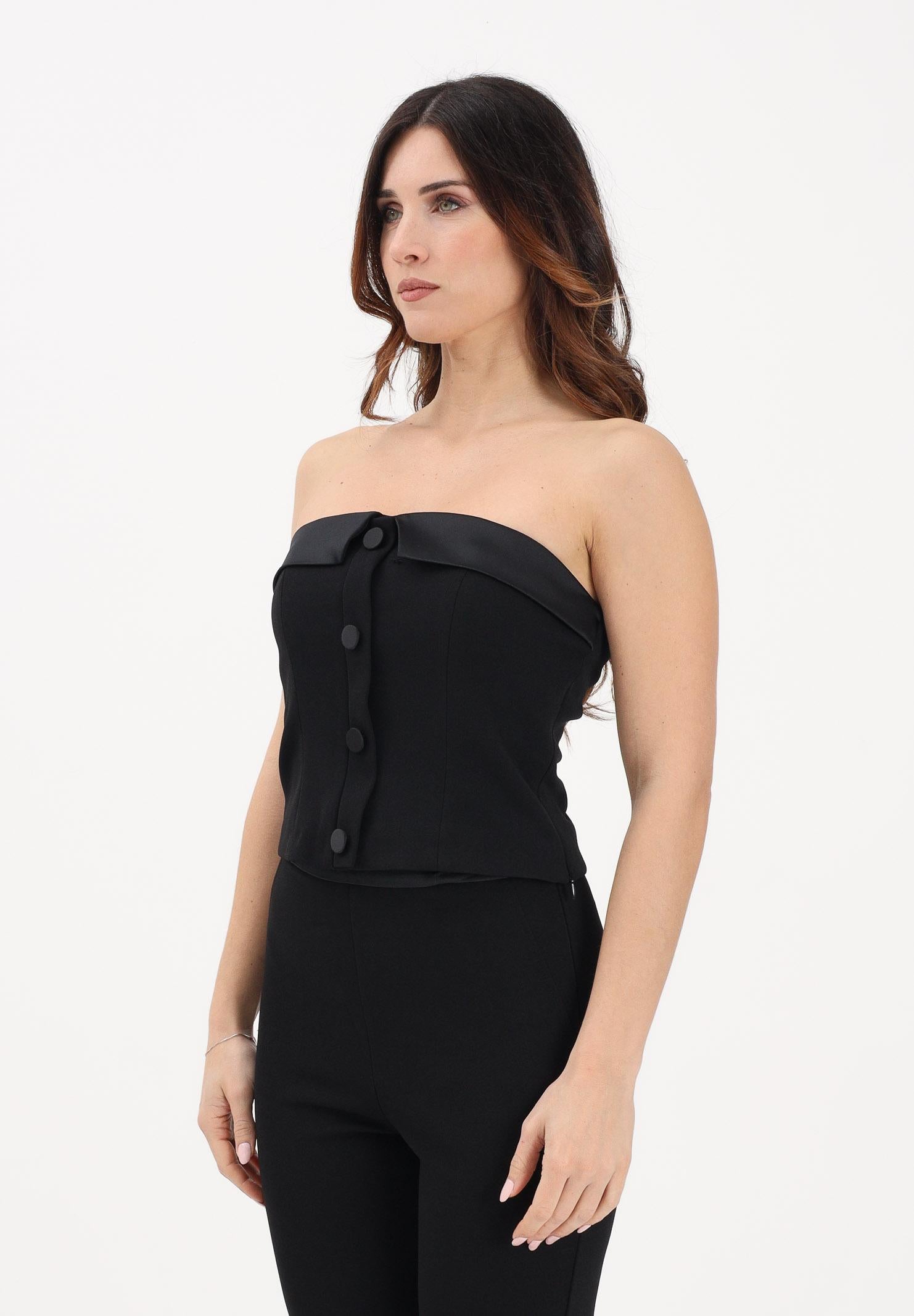 VICOLO Top bustier nero da donna TAB0028 A99 VICOLO