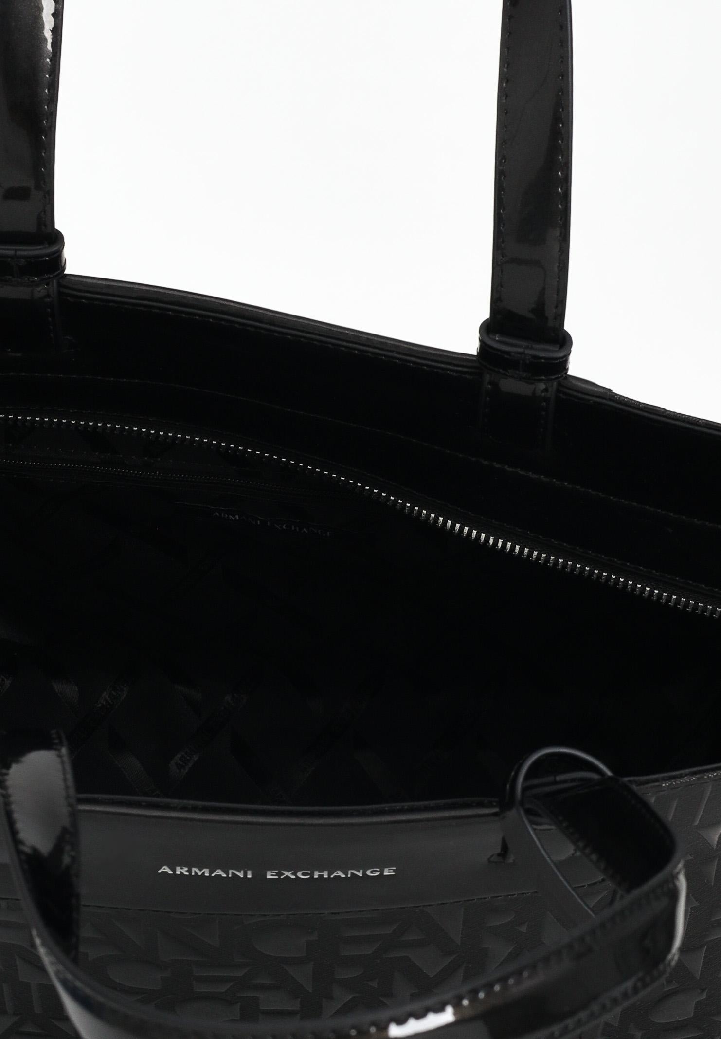 ARMANI EXCHANGE Shopper nera da donna con logo XW001481AF17290 UC001 ARMANI EXCHANGE