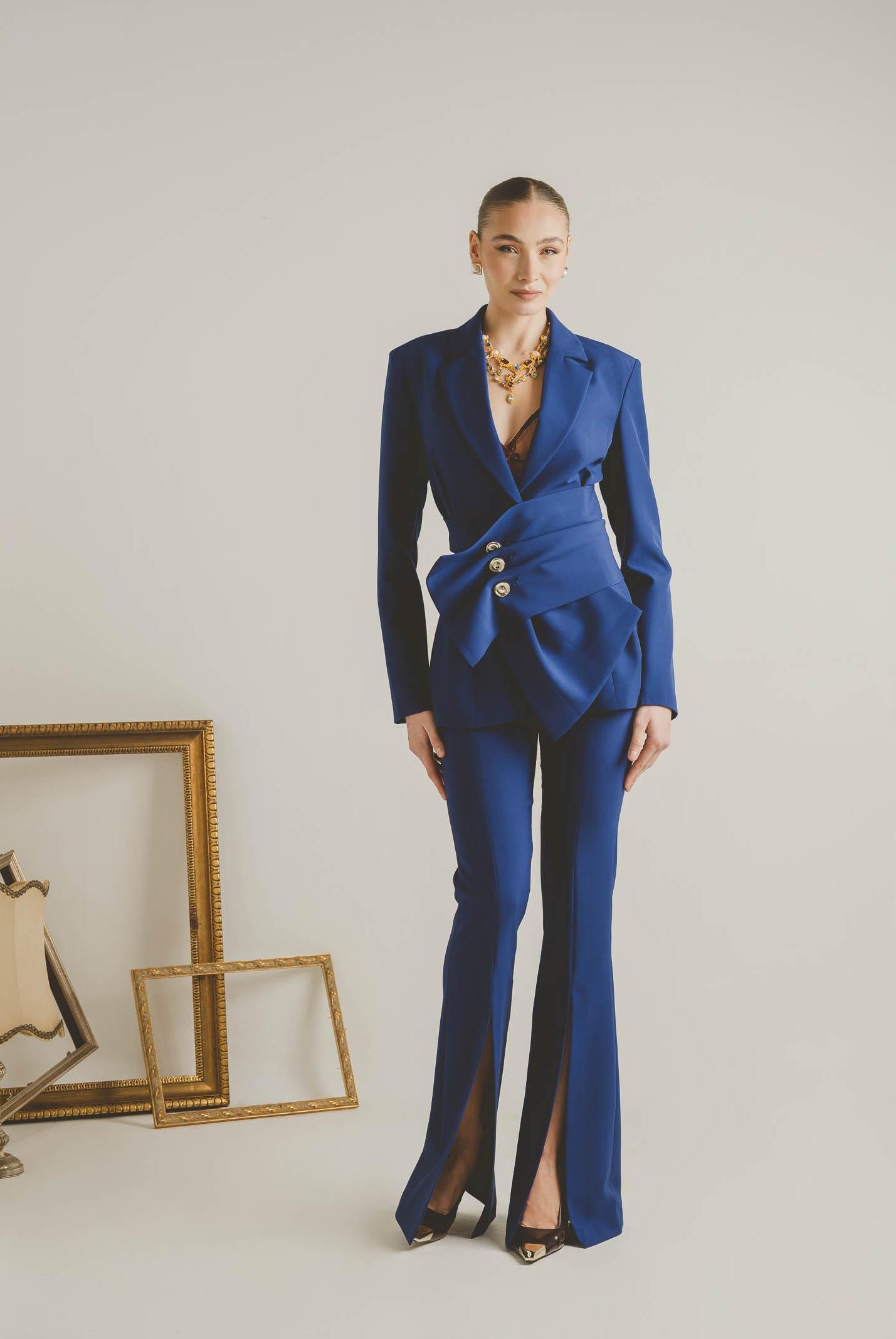 SANTAS Pantalone Force blu quarzo da donna PV2609 BQ SANTAS