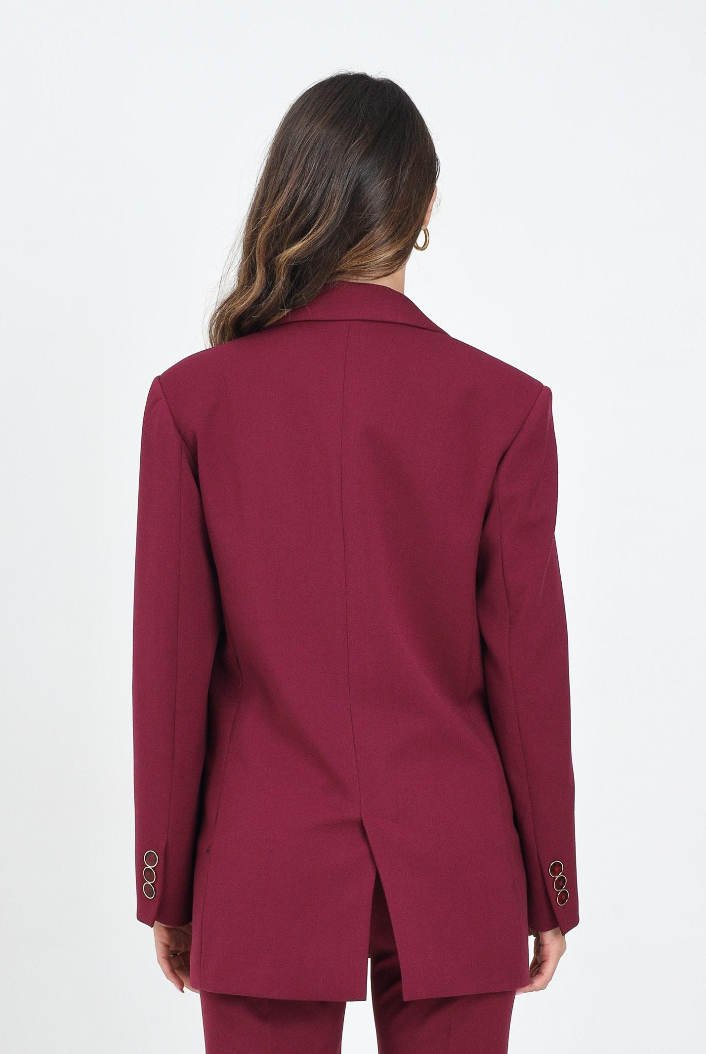 SIMONA CORSELLINI Giacca bordeaux da donna A25CPGI00701-C00011 V0741 SIMONA CORSELLINI