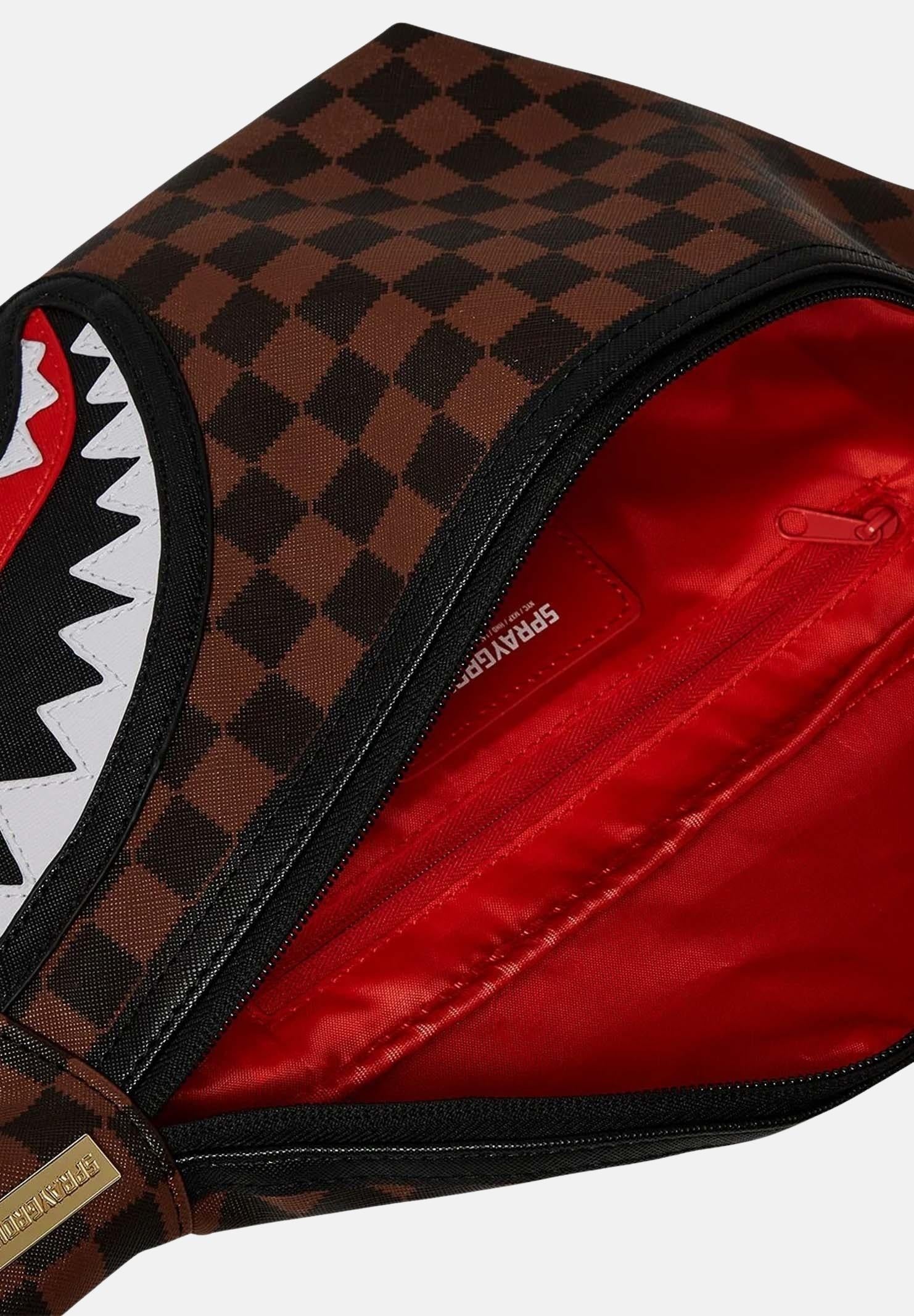 SPRAYGROUND Marsupio Sawtooth Sharks In Paris marrone per uomo e donna 910B7844NSZ SPRAYGROUND