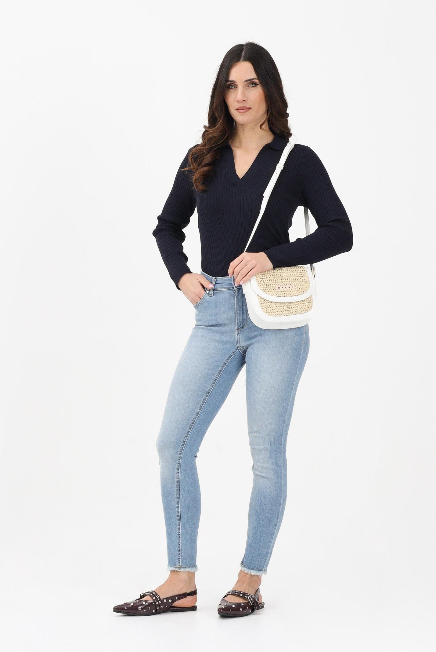 ONLY Jeans in denim blu chiaro da donna dal lavaggio leggermente délavé 15162363 LIBL ONLY