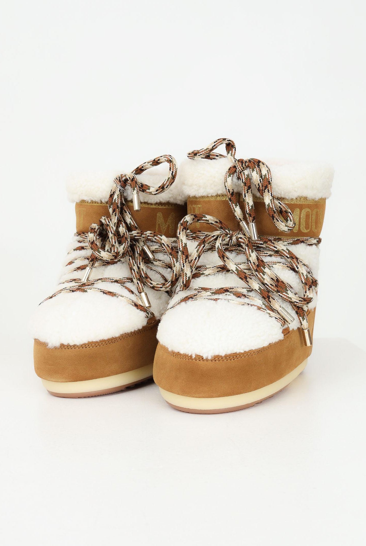 MOON BOOT Stivali da neve LAB69 ICON LOW marroni da donna 80D1409580 MA03 MOON BOOT