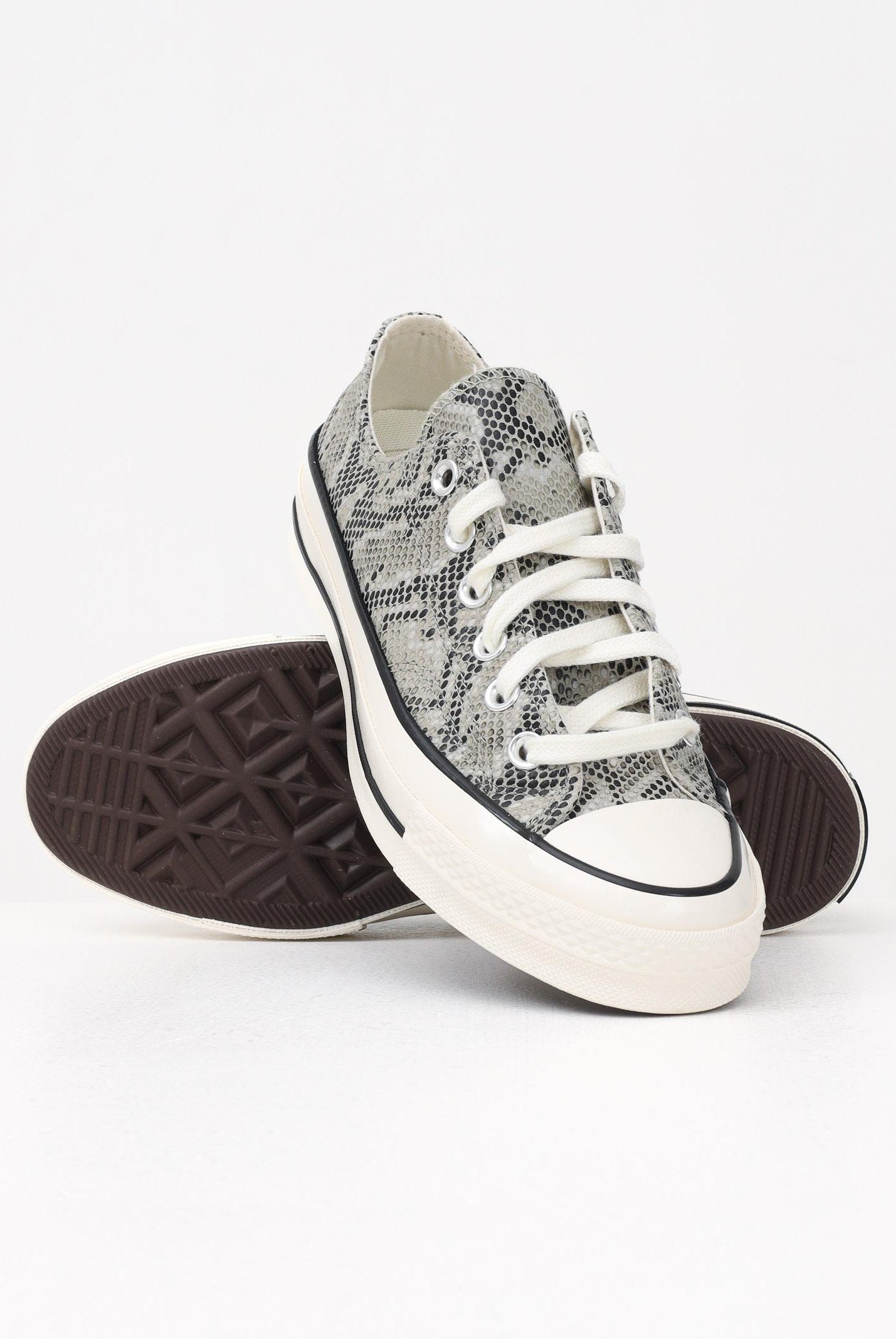 CONVERSE Sneakers Chuck 70 Faux Snakeskin Low Top animalier da donna A13434C CONVERSE