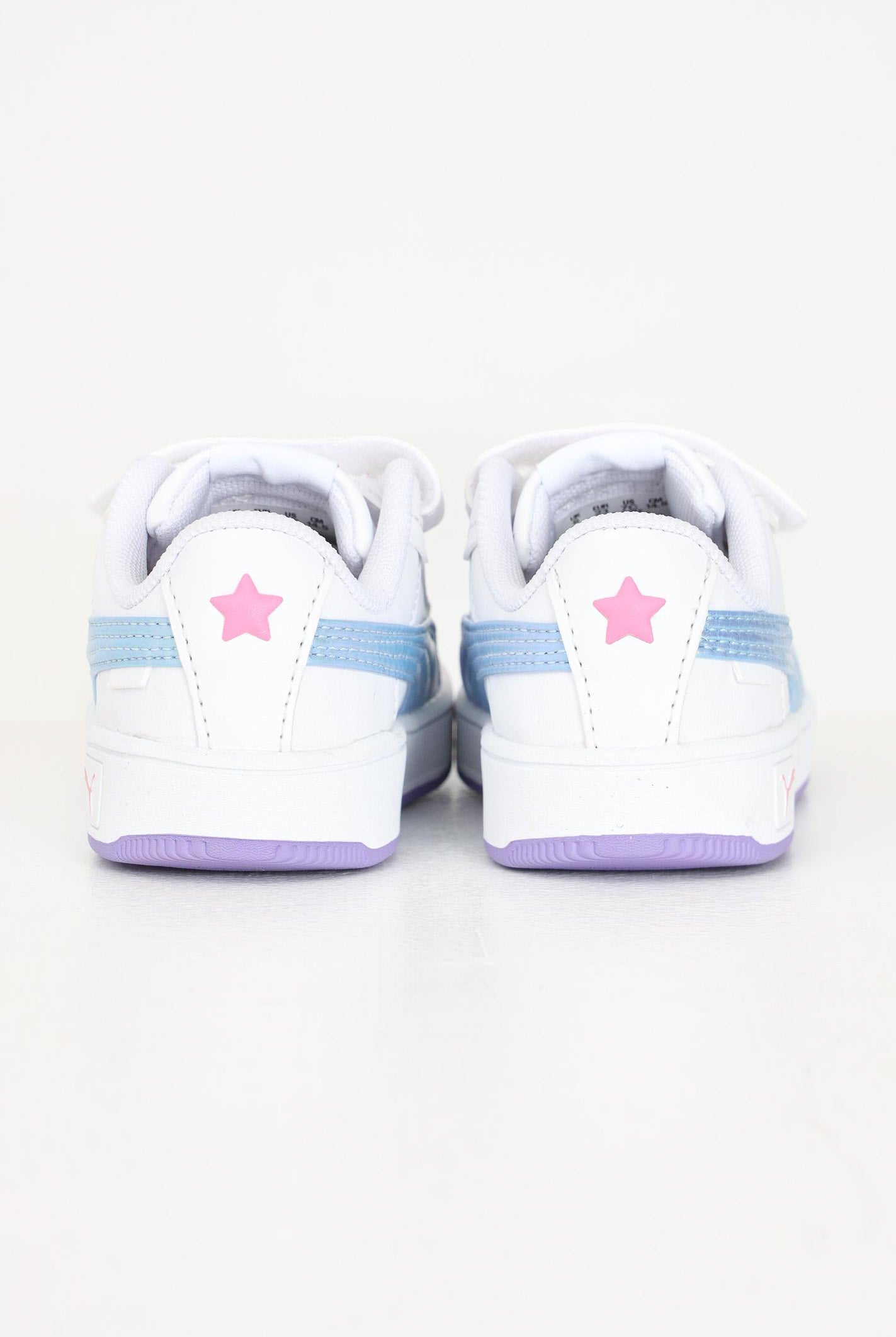 Sneakers Carina Street Bouncy Sky bianche da neonato 397977 01 PUMA