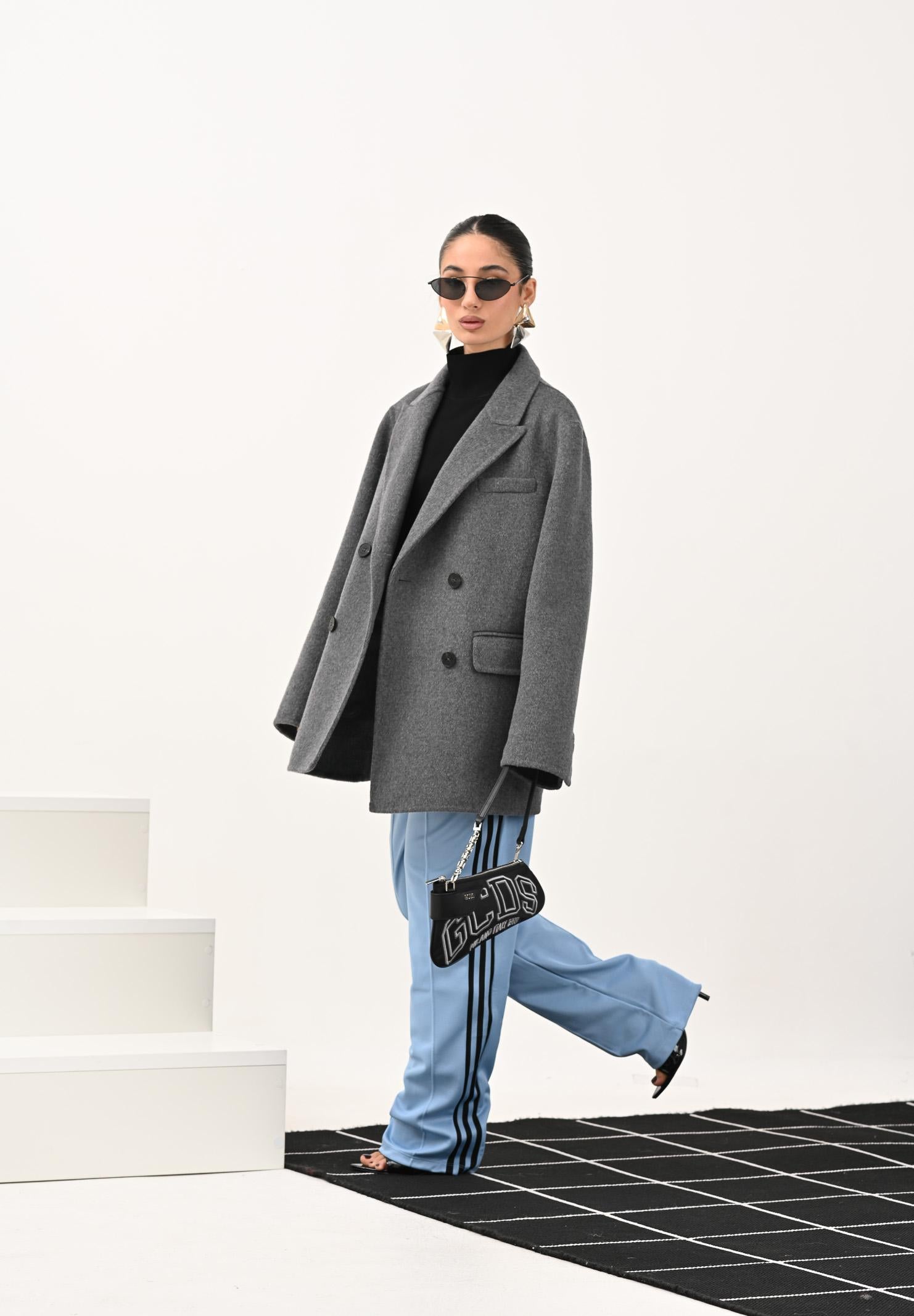 VICOLO Cappotto corto grigio da donna TF0068 A193 VICOLO