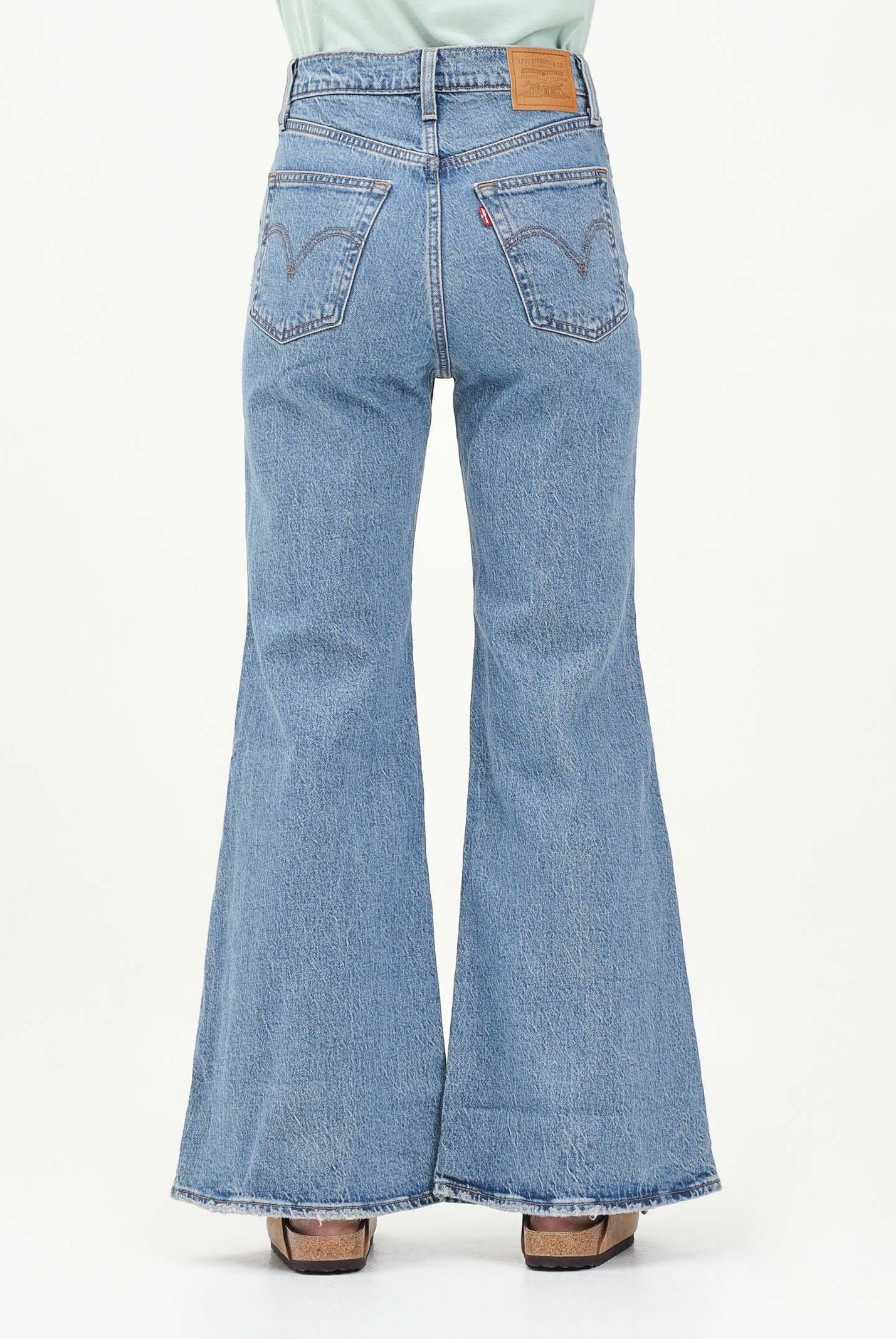 LEVI'S® Jeans Ribcage Bell in denim chiaro da donna A7503-0020 . LEVI'S®