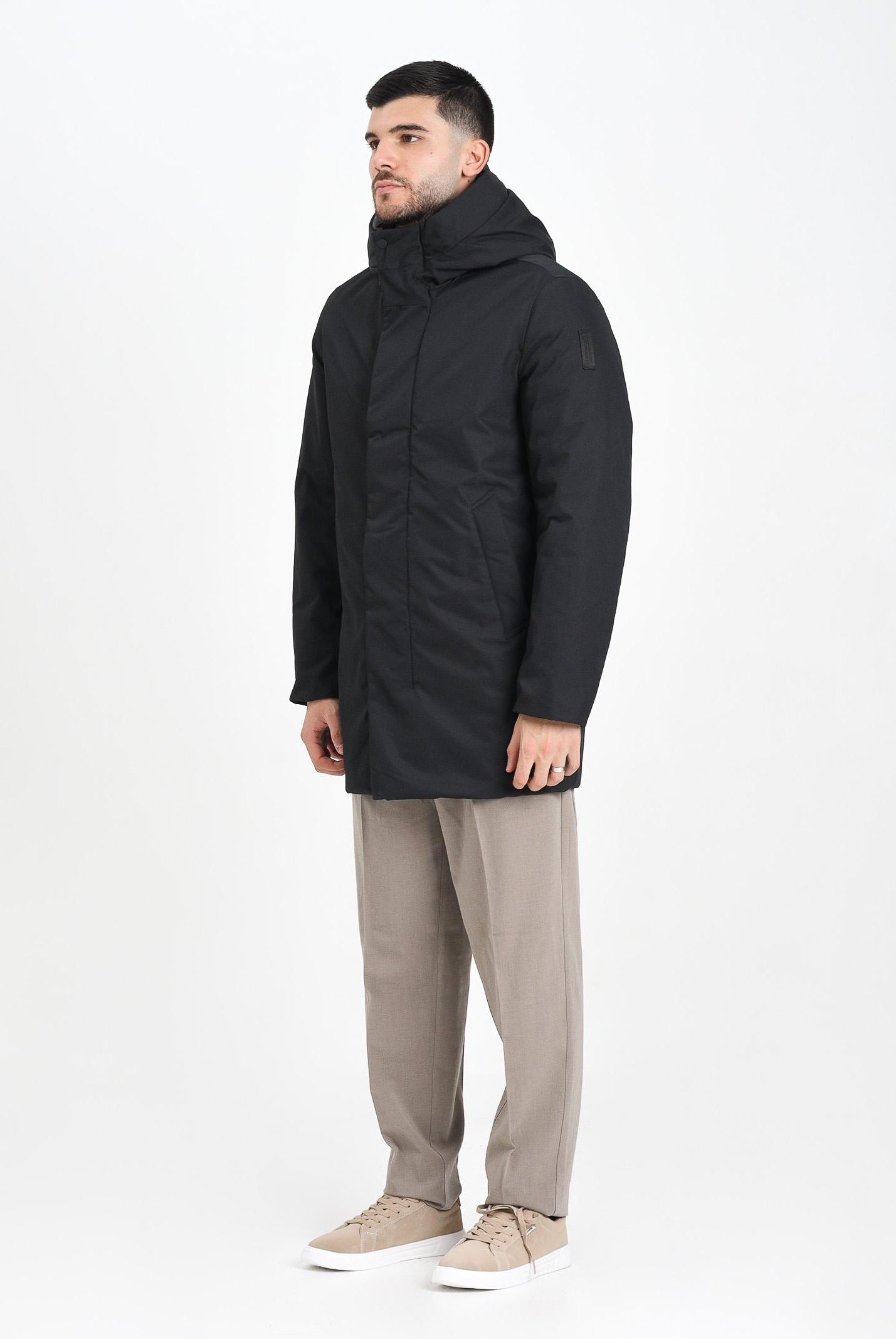 BOMBOOGIE Piumino nero da uomo con imbottitura in Primaloft CM7653ACR5 90 BOMBOOGIE