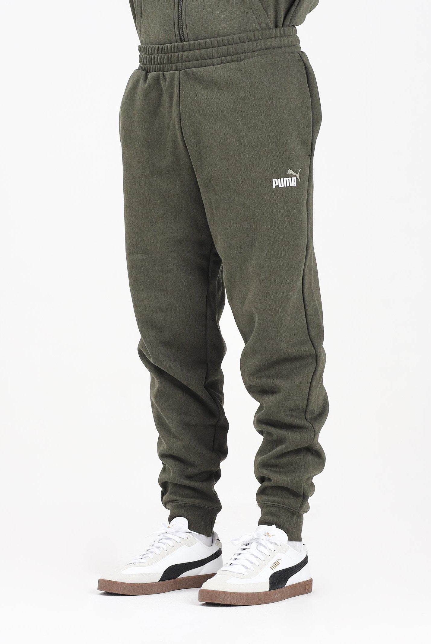 PUMA Pantalone sportivo Essentials con logo N. 1 verde oliva da uomo 684713 70 PUMA