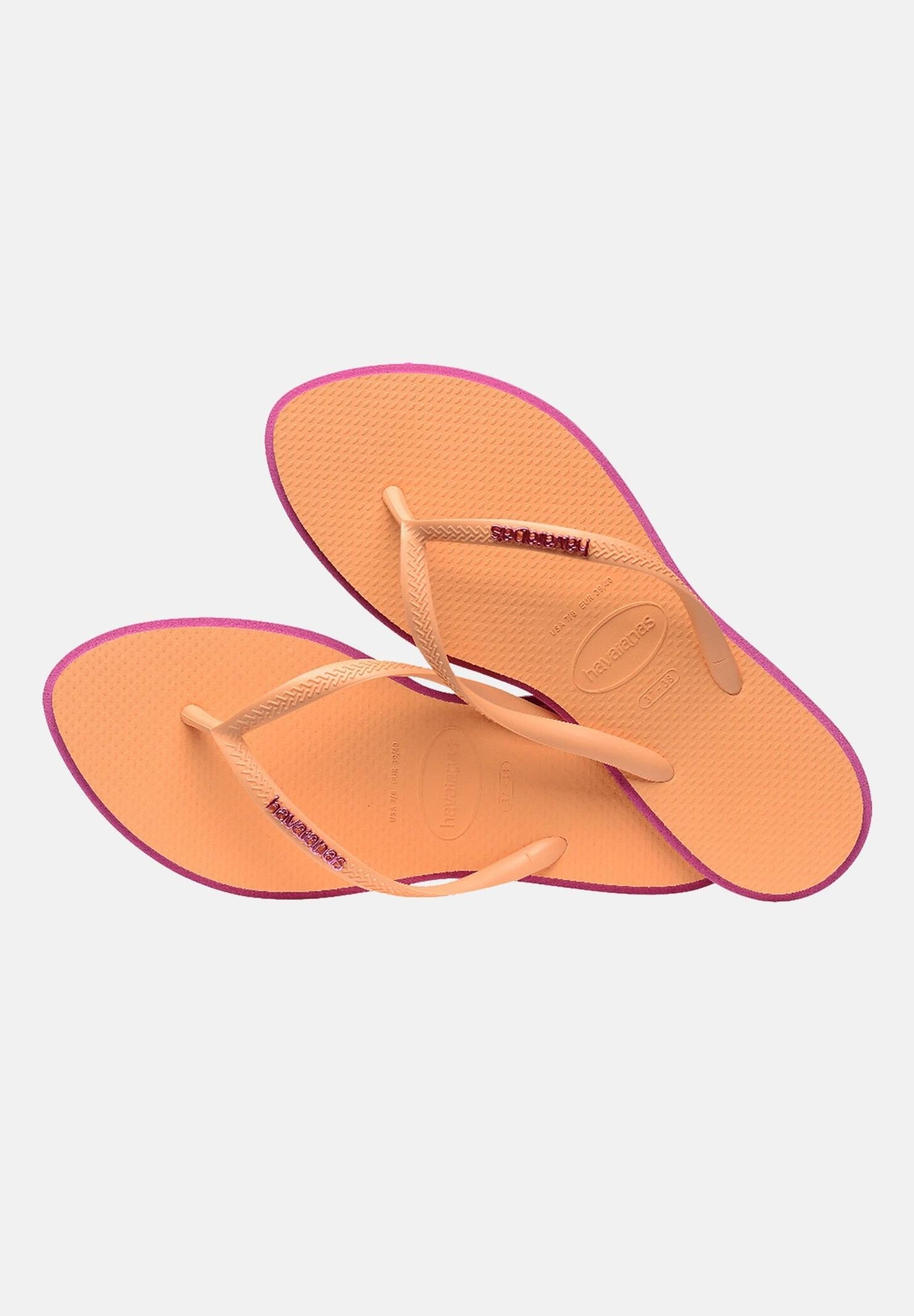 HAVAIANAS Infradito Havaianas Slim Point arancio e fucsia da donna 4149584 4622 HAVAIANAS