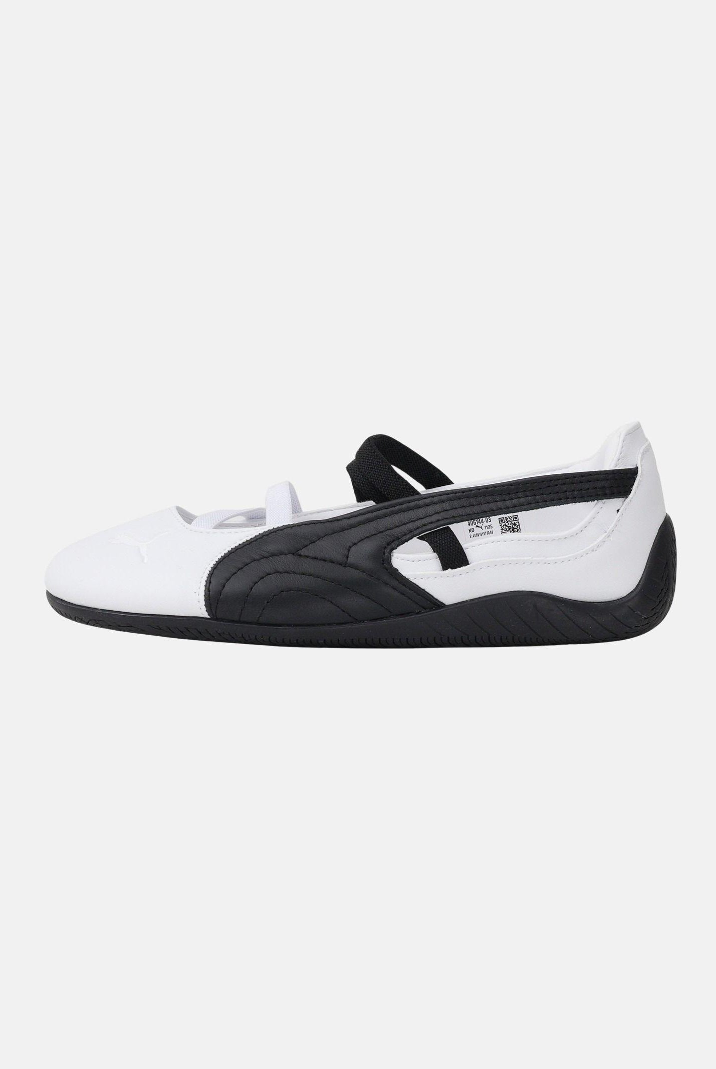 PUMA Ballerine Speedcat Ballet bianche e nere da donna 406144 03 PUMA