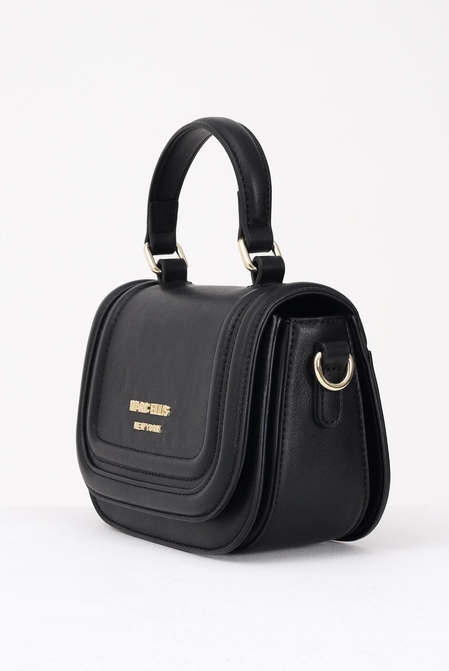 MARC ELLIS Borsa a mano Glossy nera da donna GLOSSY-BAG BLGO MARC ELLIS