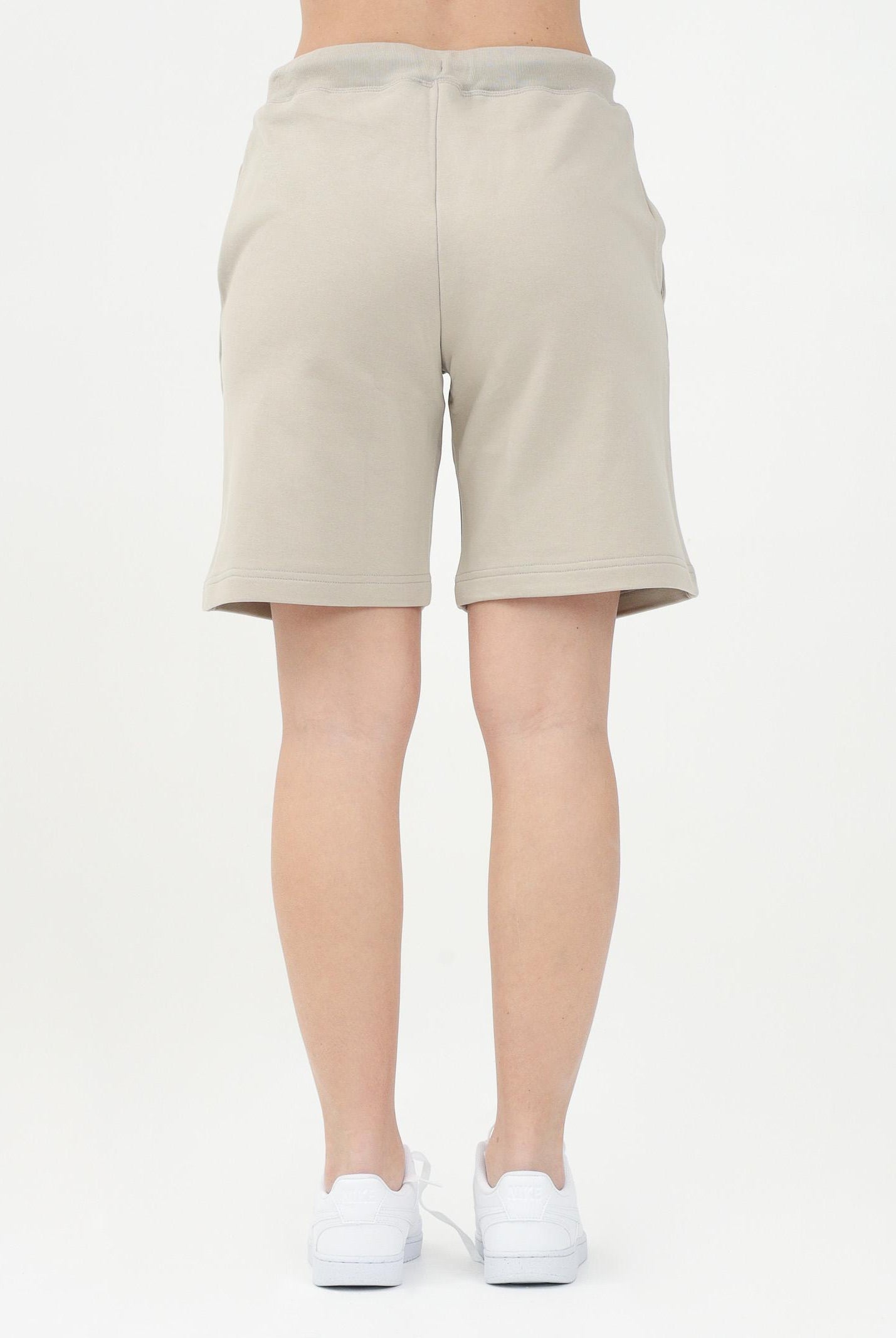 DSQUARED2 Shorts sportivo beige per donna, ragazzi e bambini con stampa logo DQ2738D0094 DQ717 DSQUARED2