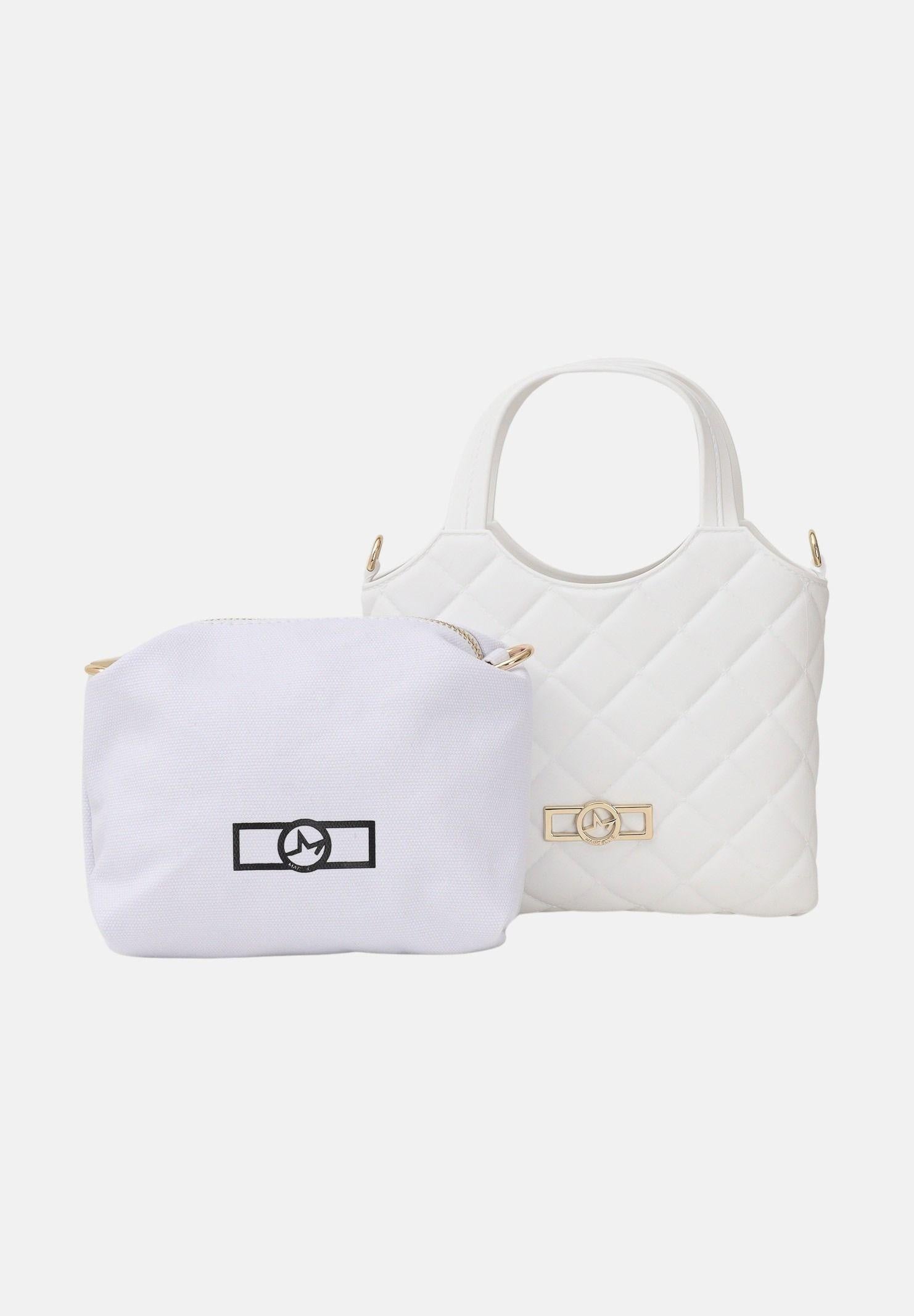 MARC ELLIS Borsa a mano Flat Teen bianca da donna FLAT-TEEN MILIGO MARC ELLIS