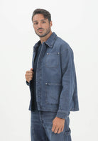 TOMMY JEANS Giubbotto di jeans in denim blu scuro da uomo con tasche DM0DM218331BK  TOMMY JEANS