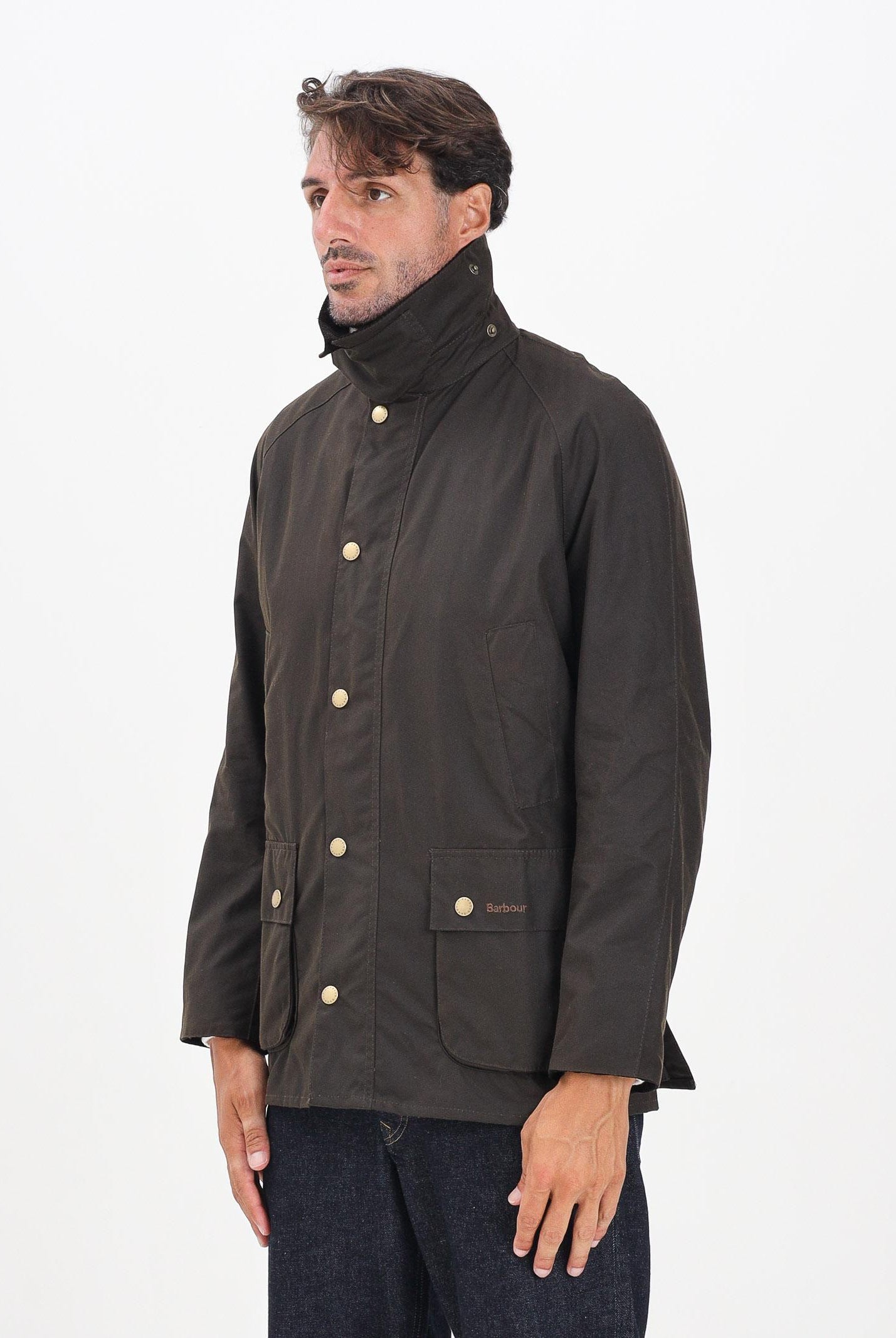 BARBOUR Giubbotto Ashby verde oliva da uomo 252MMWX0339 OL71 BARBOUR