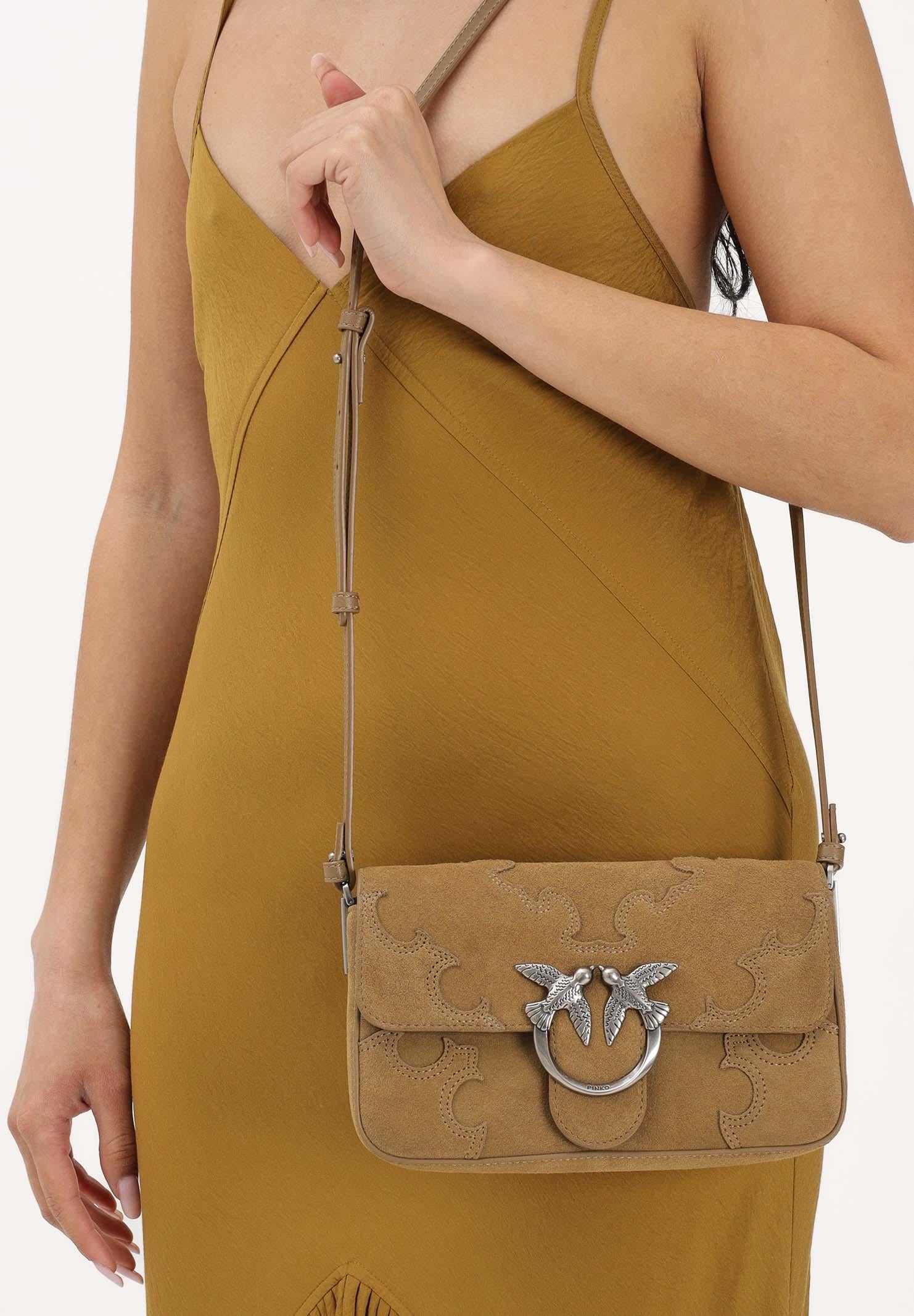 PINKO Borsa a tracolla Pinko Love One Mini Slouchy kiwi da donna 106244A0F6 L22O PINKO